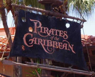 Entrance to Pirates of the Caribbean