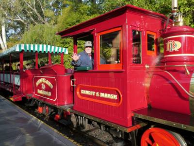 Photo illustrating Disneyland Park - Railroad