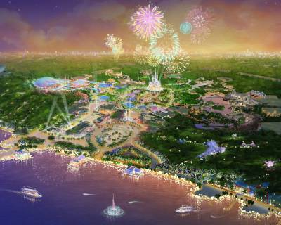 Photo illustrating Shanghai Disney Rendering