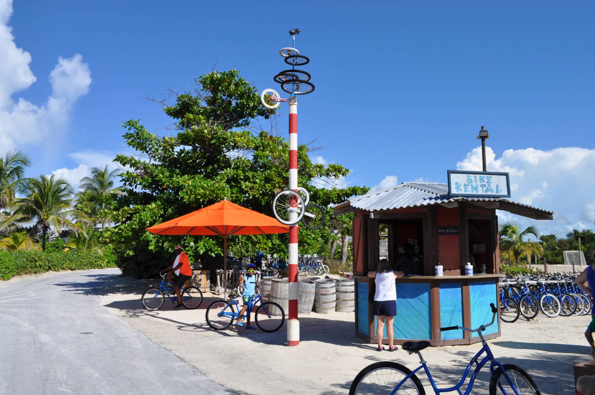 Explore Castaway Cay by bike |PassPorter.com