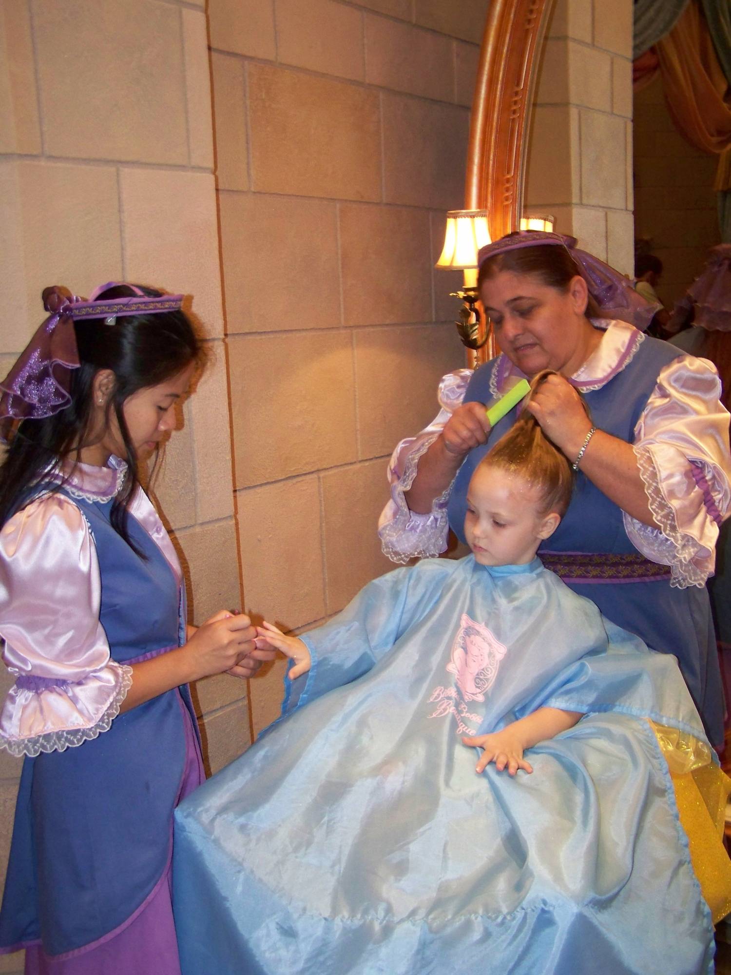 Even 'older' princesses enjoy the Bibbidi Bobbidi Boutique |PassPorter.com