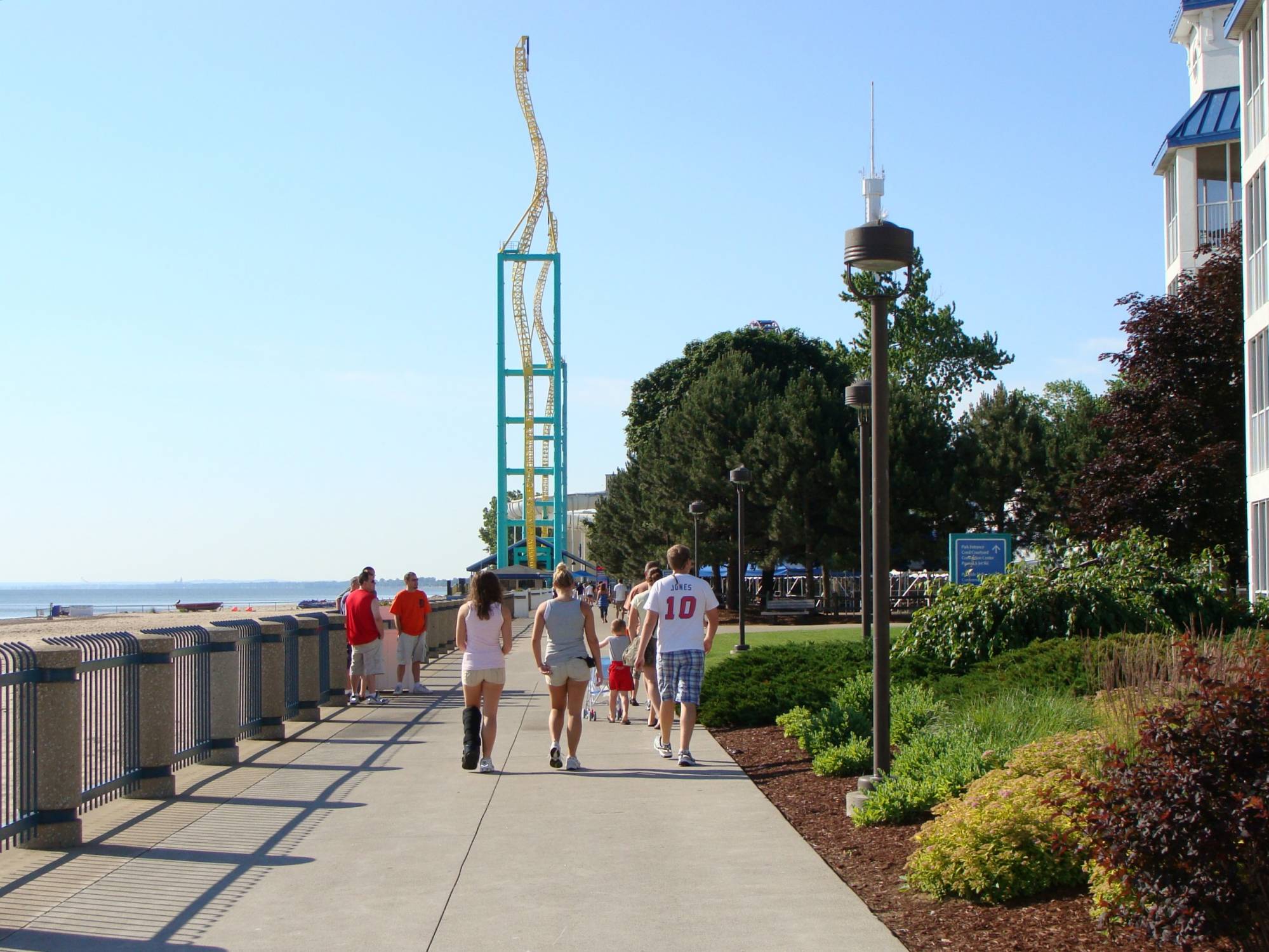 Boardwalk - walkway to park entrance