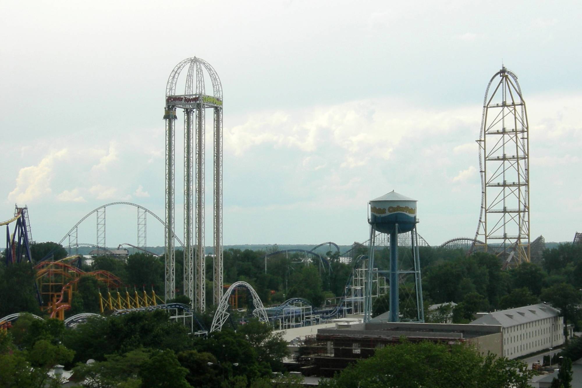 Views of Cedar Point from Giant Wheel