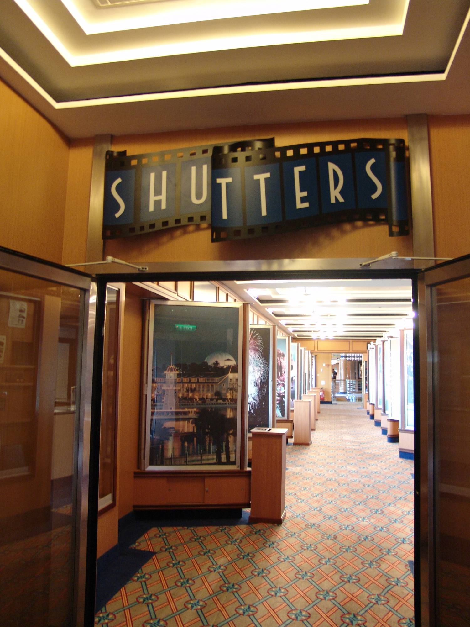 Disney Magic - entrance to Shutters