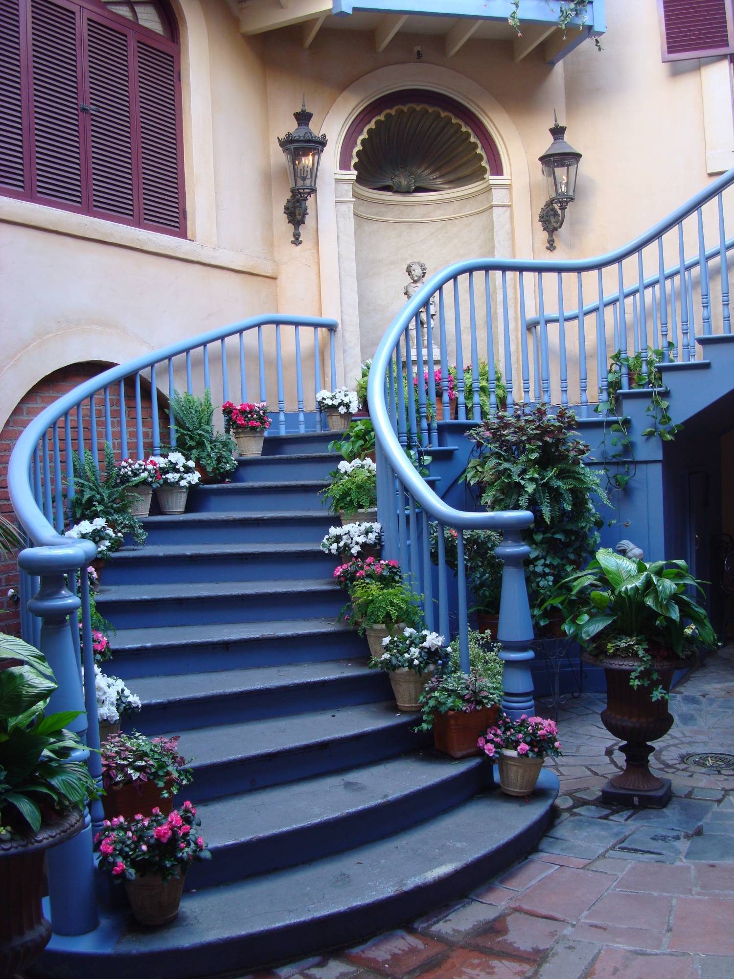 New Orleans Square - Stairway to Walt Disney's Apartment