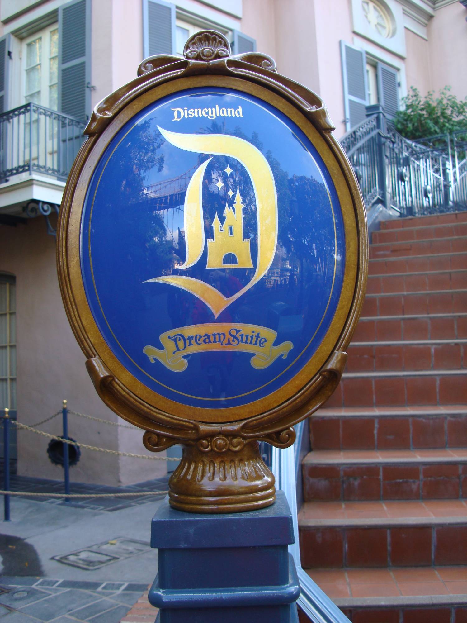 New Orleans Square - Disneyland Dream Suite Signage