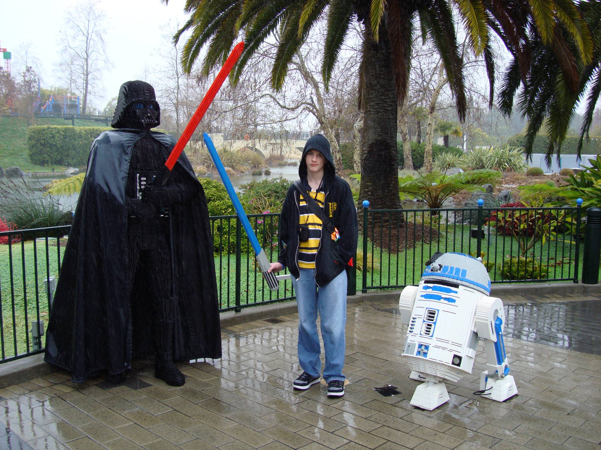 Legoland - Darth Vader and R2D2