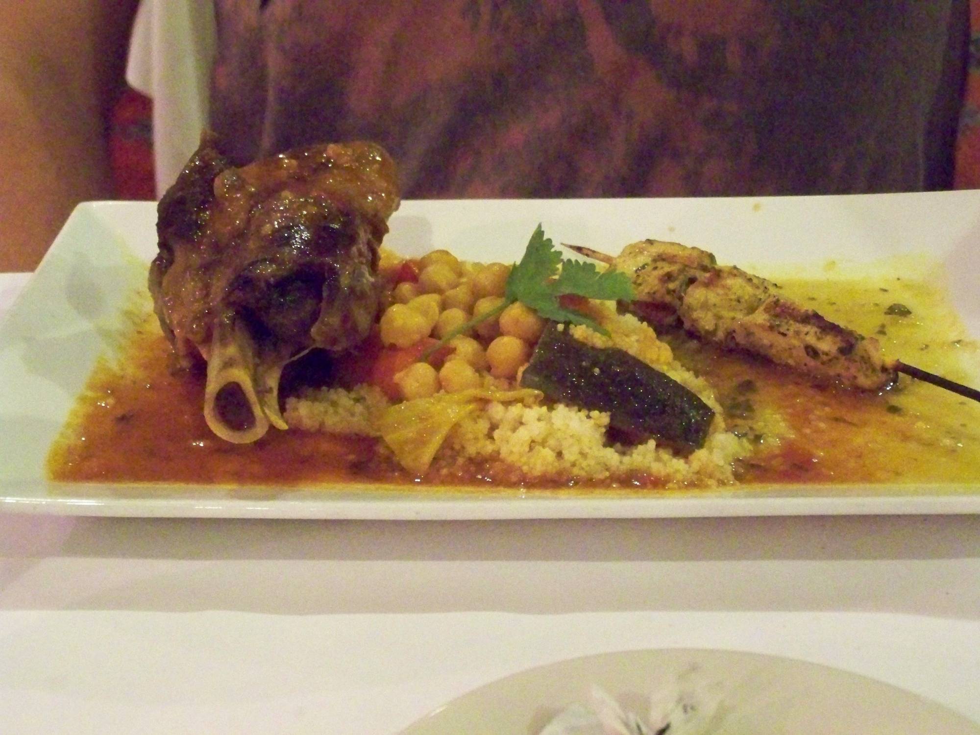 Berber Feast at Restaurant Marrakesh in Morroco at Epcot