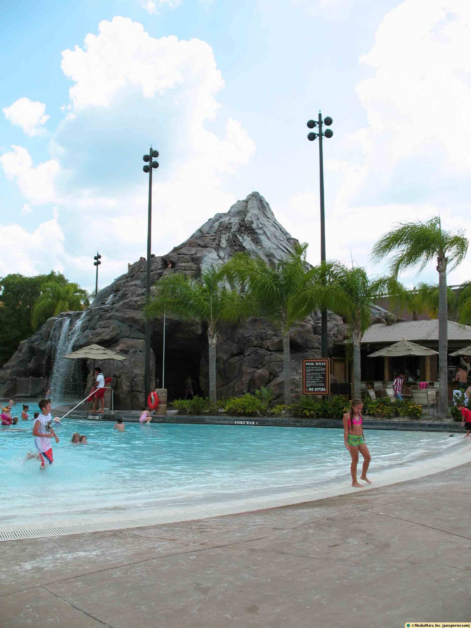 Polynesian Resort - Nanea Volcano Theme Pool