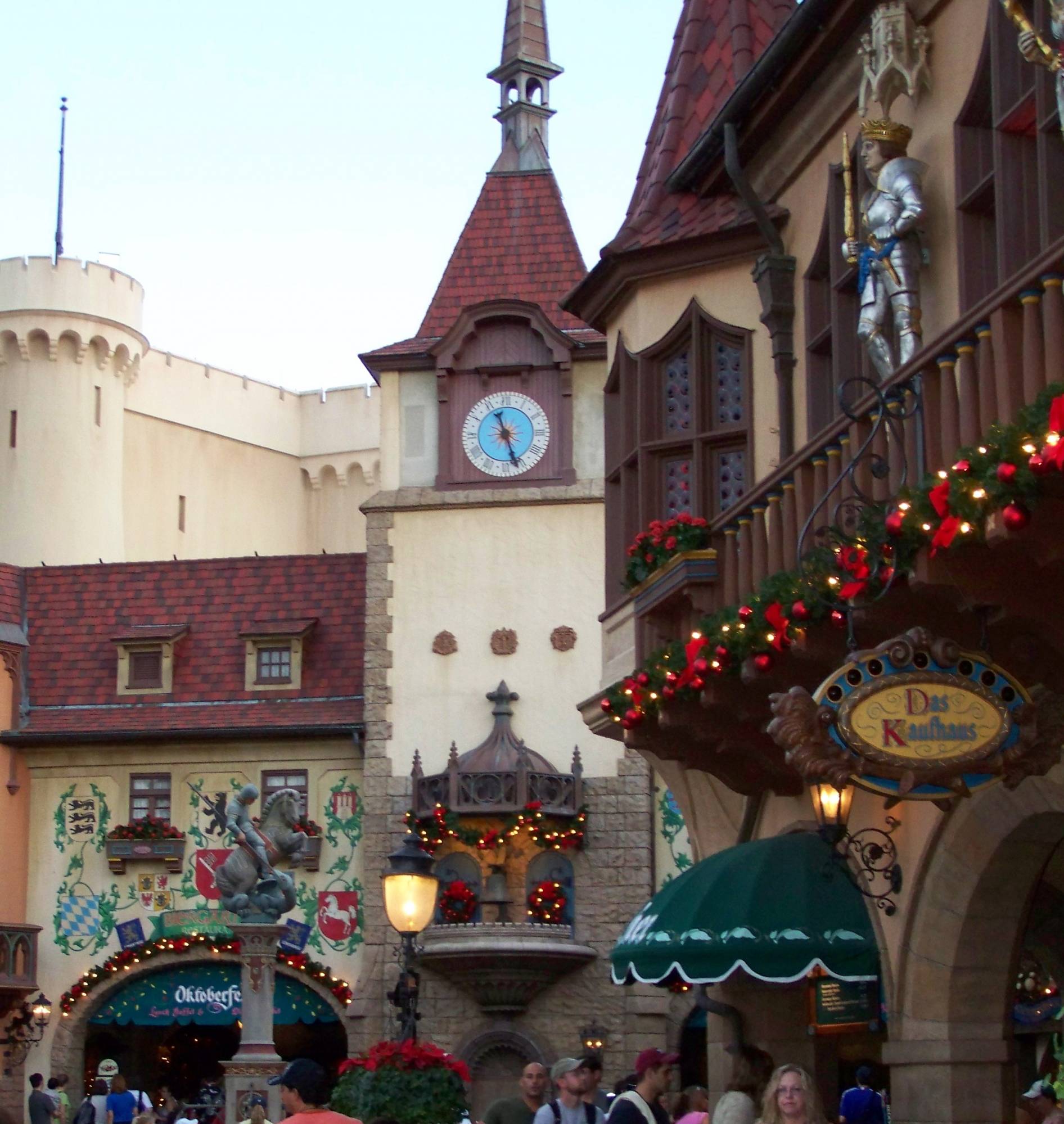 Germany Decorated for the Holidays in Epcot