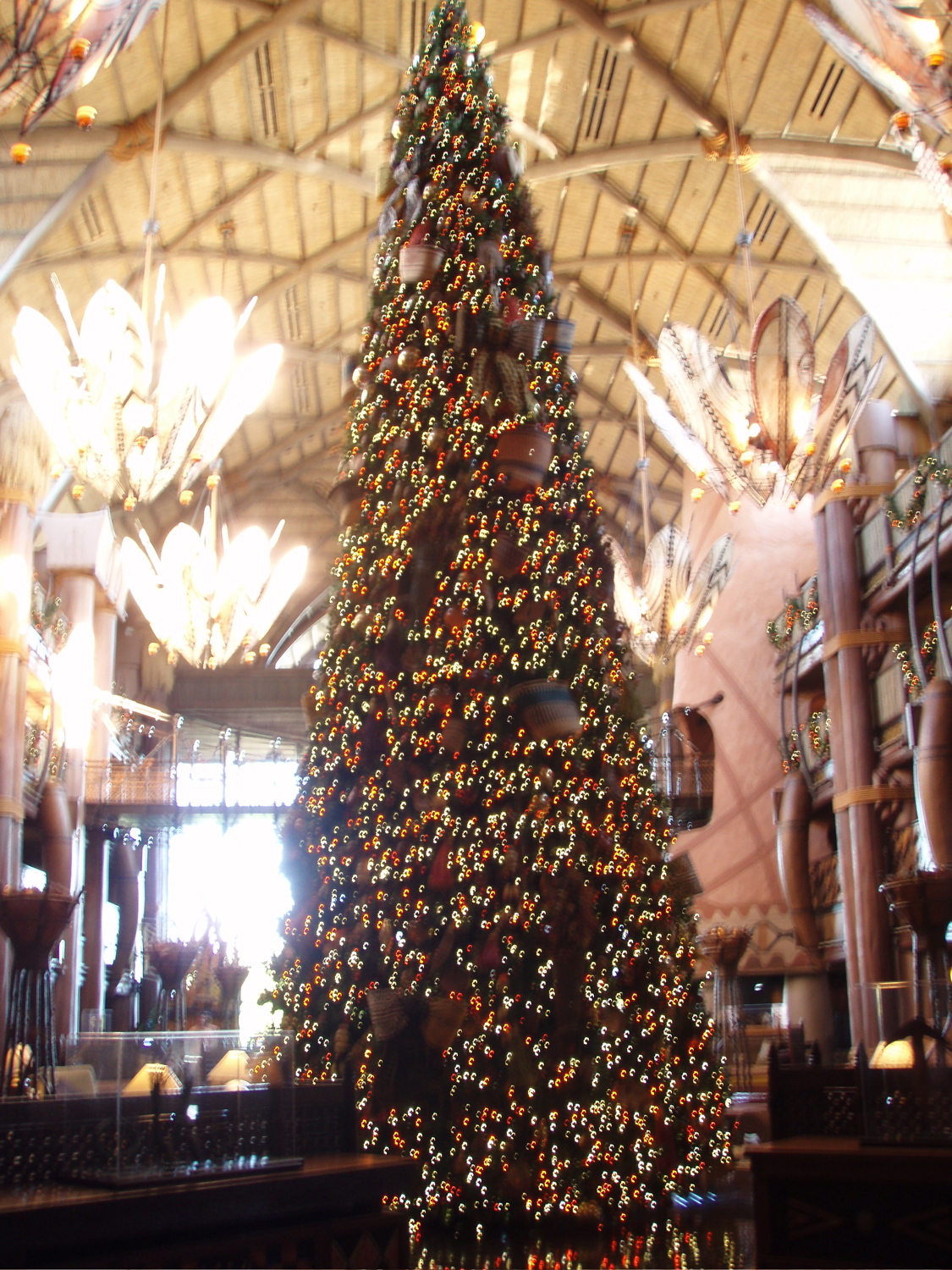 Animal Kingdom Lodge- Christmas Tree