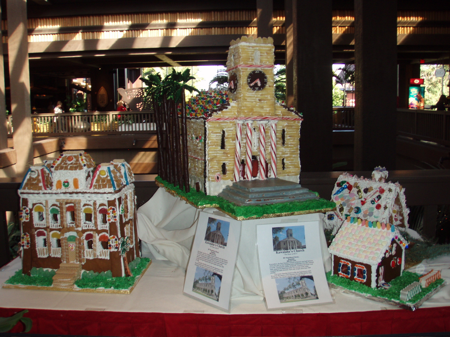 Polynesian Resort Gingerbread Houses