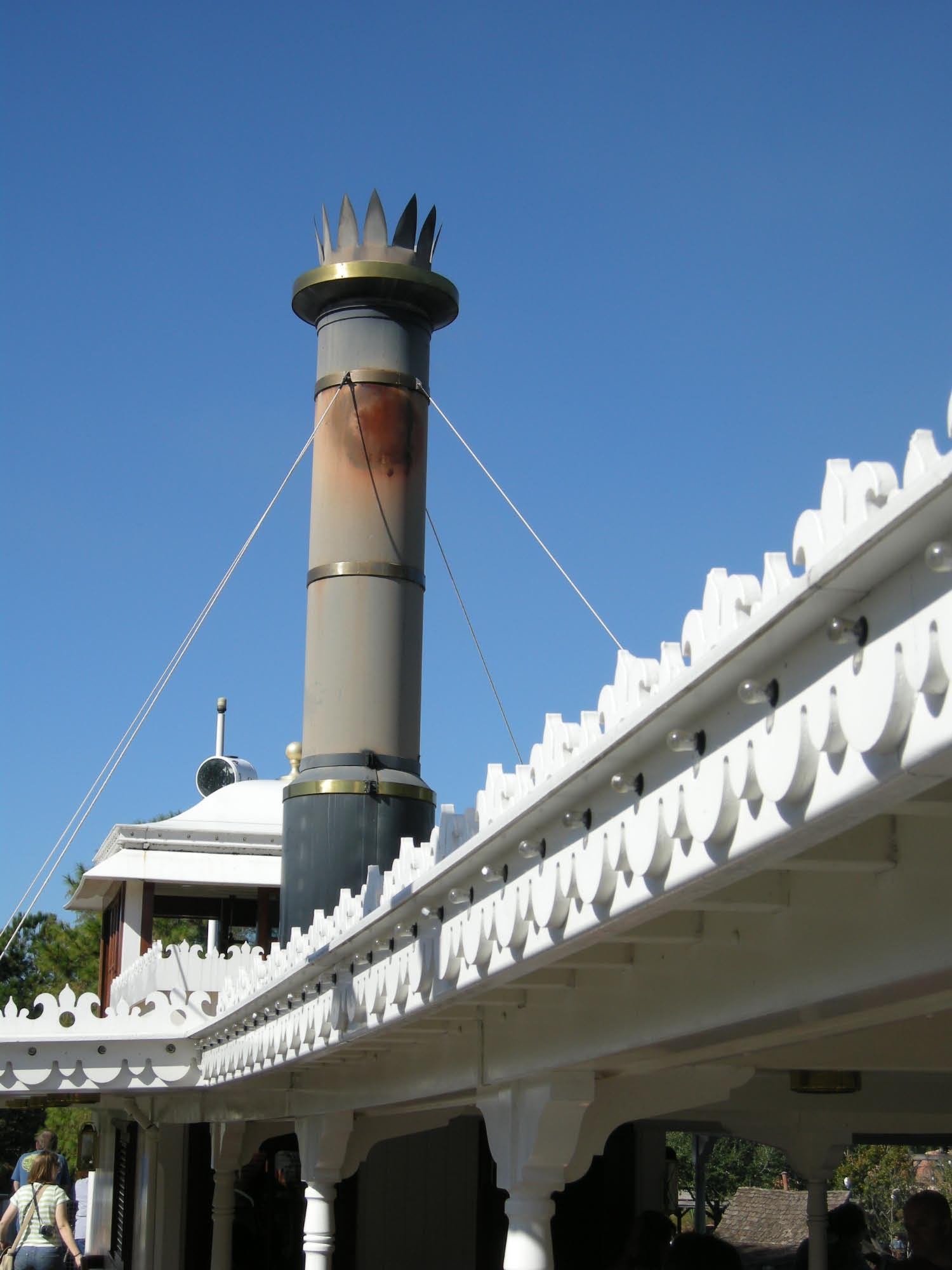 Magic Kingdom - Liberty Belle Riverboat - Smoke Stack