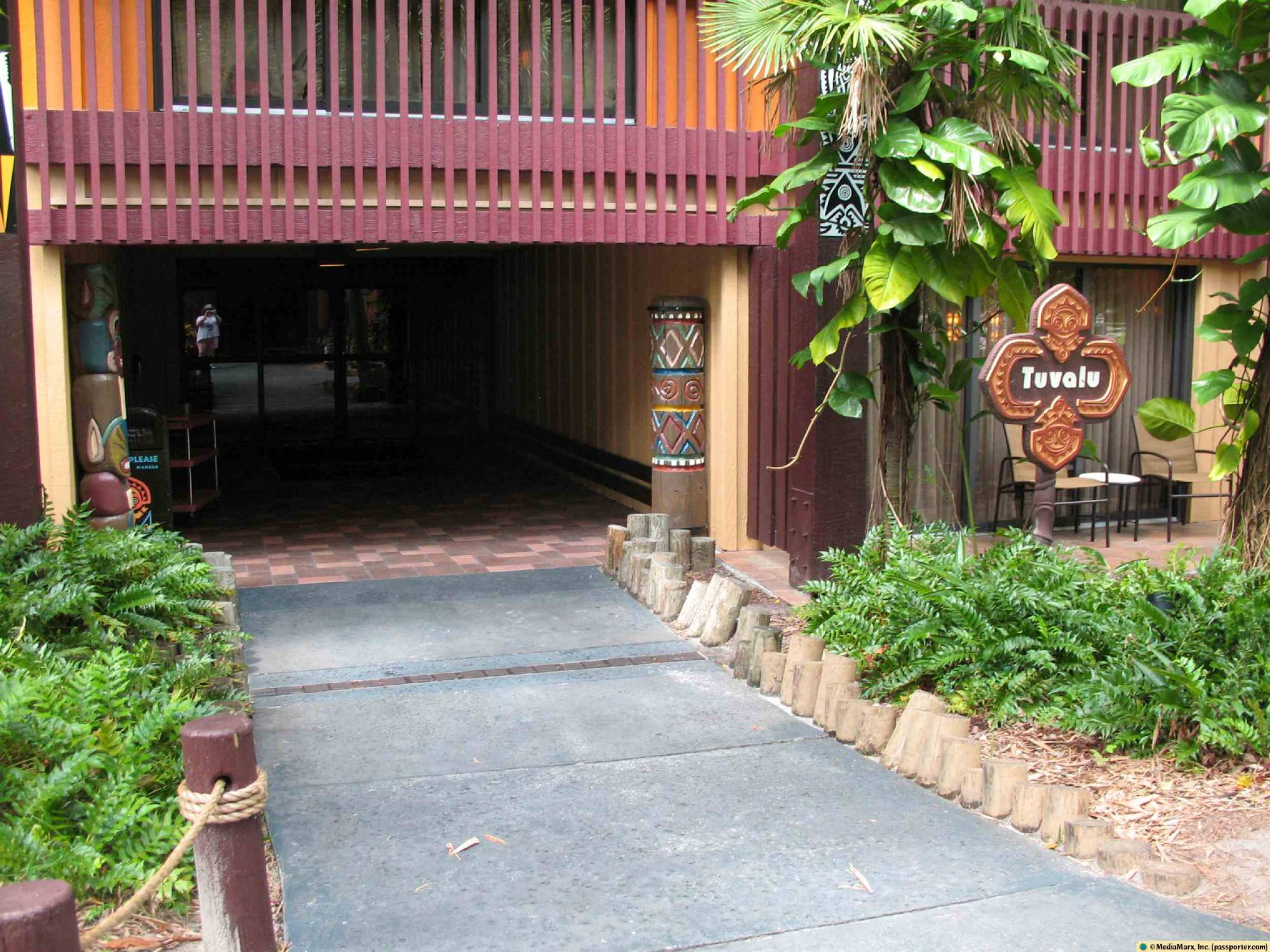 Polynesian - Tuvalu Longhouse Entrance