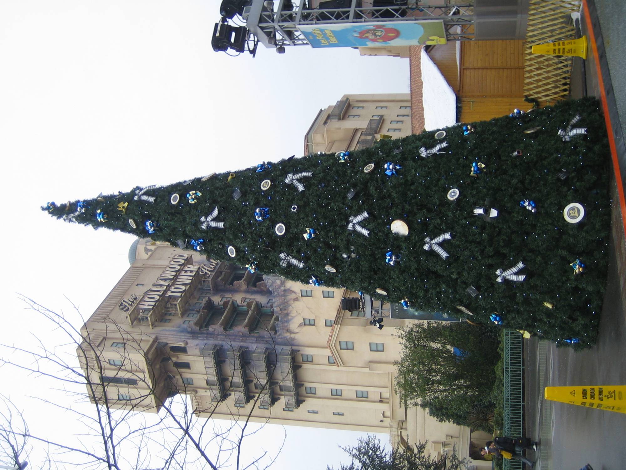 Christmas Tree at Walt Disney Studios