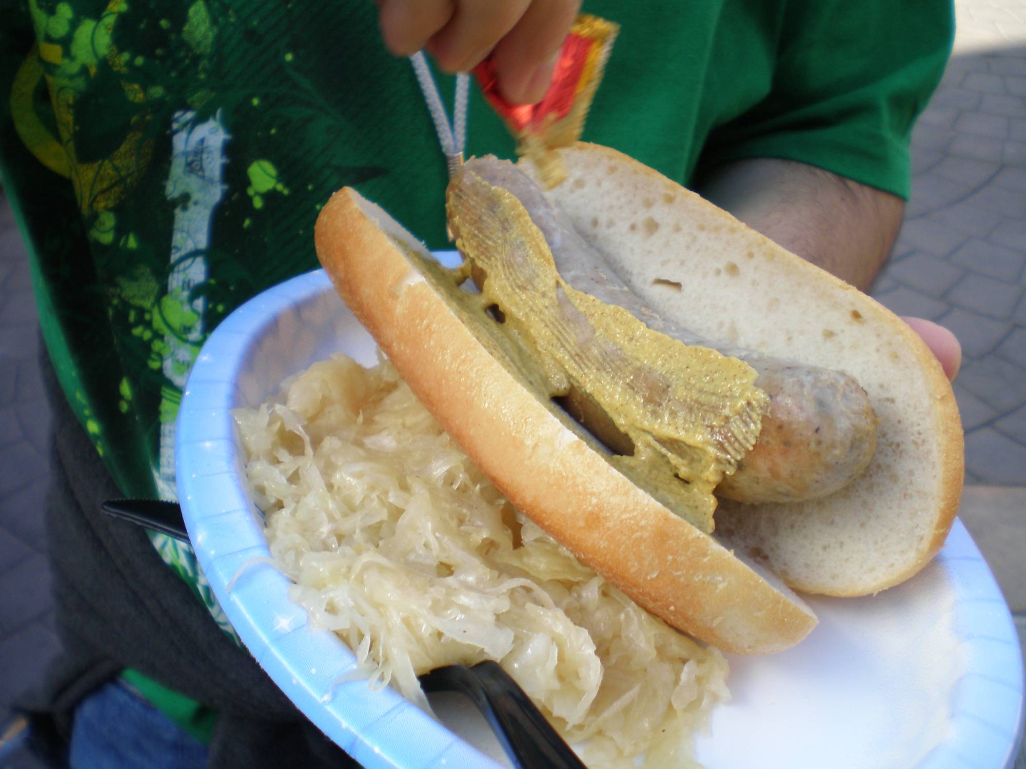 Epcot Germany bratwurst Sommerfest