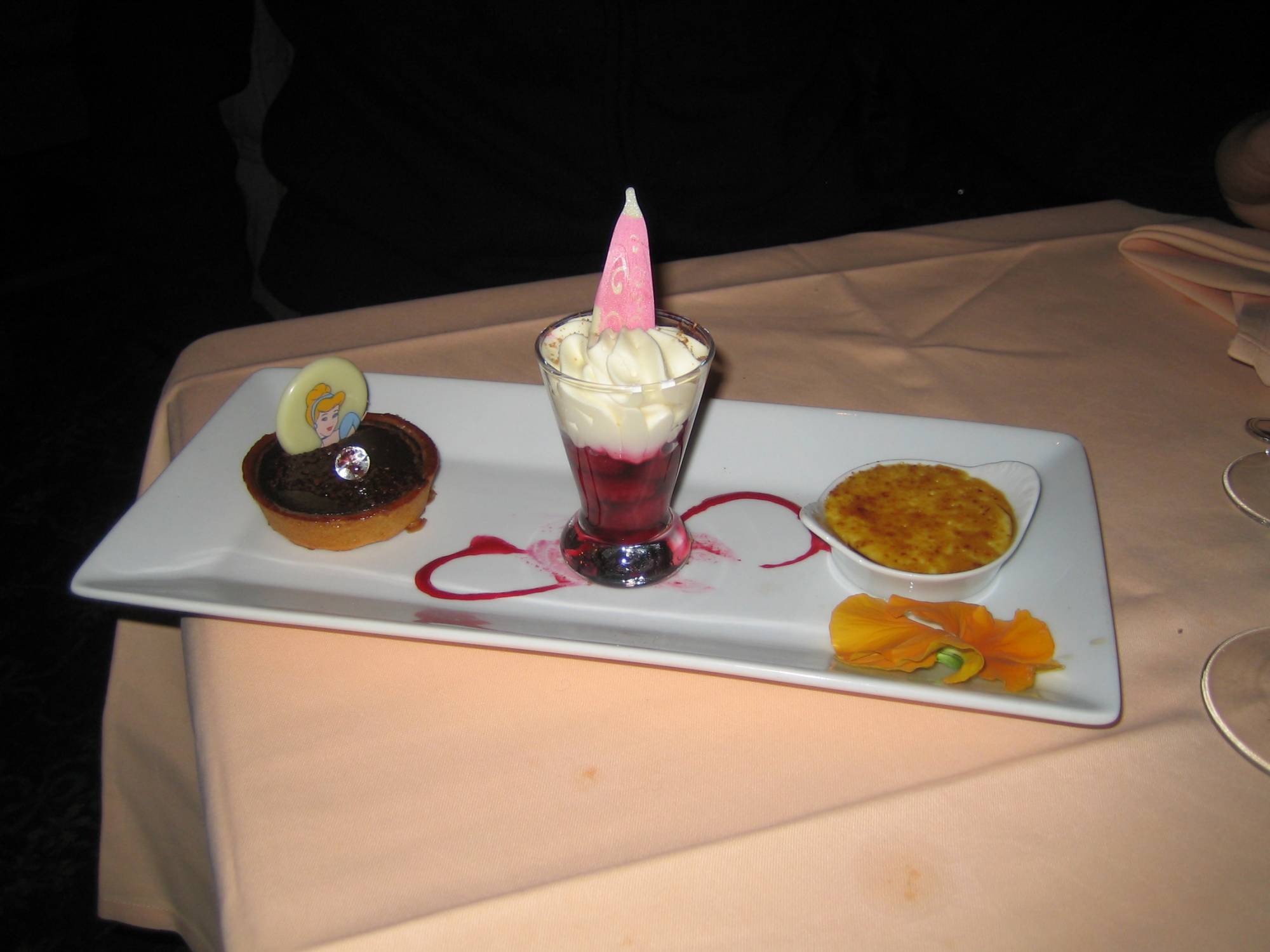 Adult Dessert Platter at L'Auberge de Cendrillon