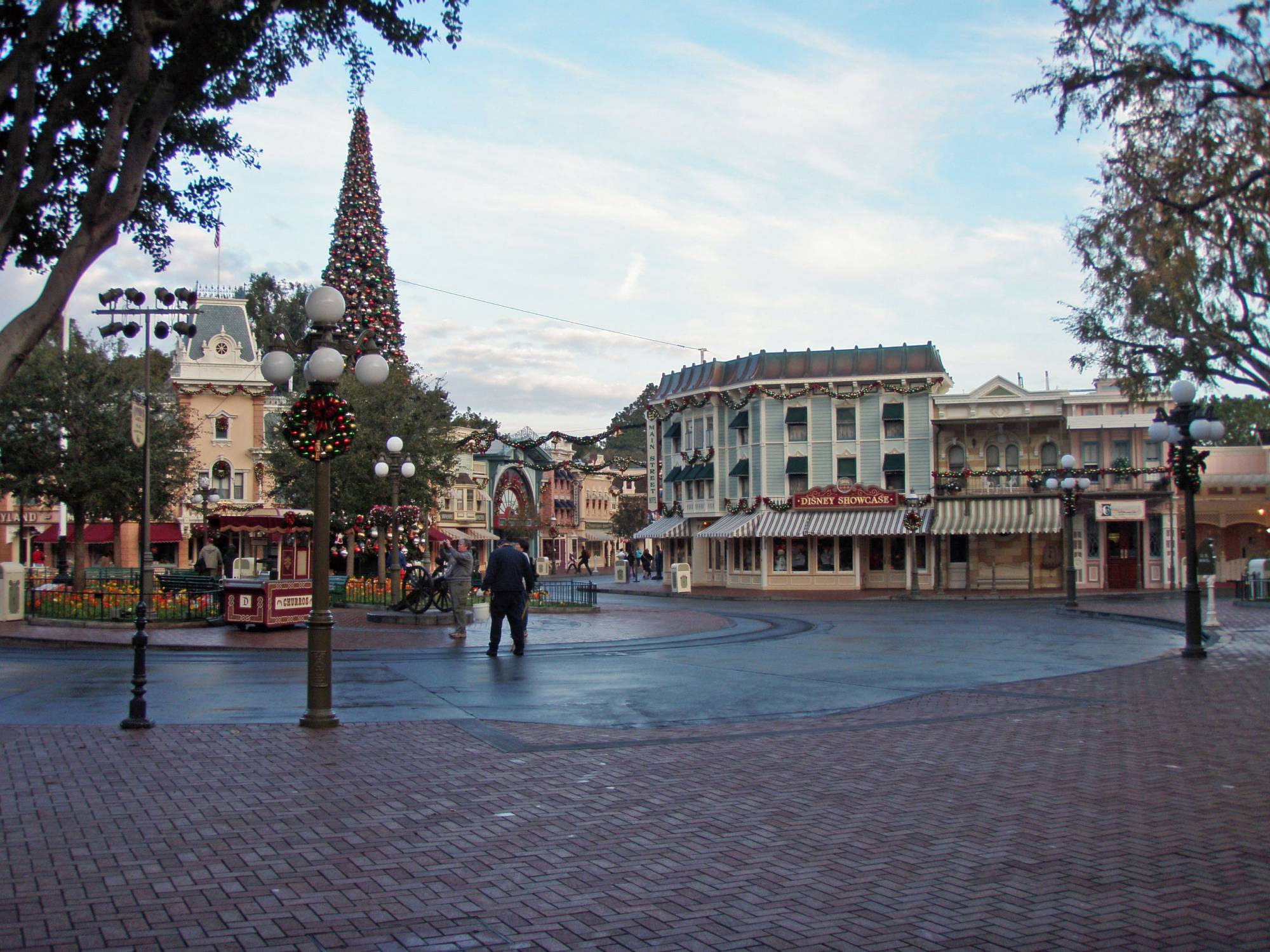 Main Street - Entrance w/ Christmas decorations
