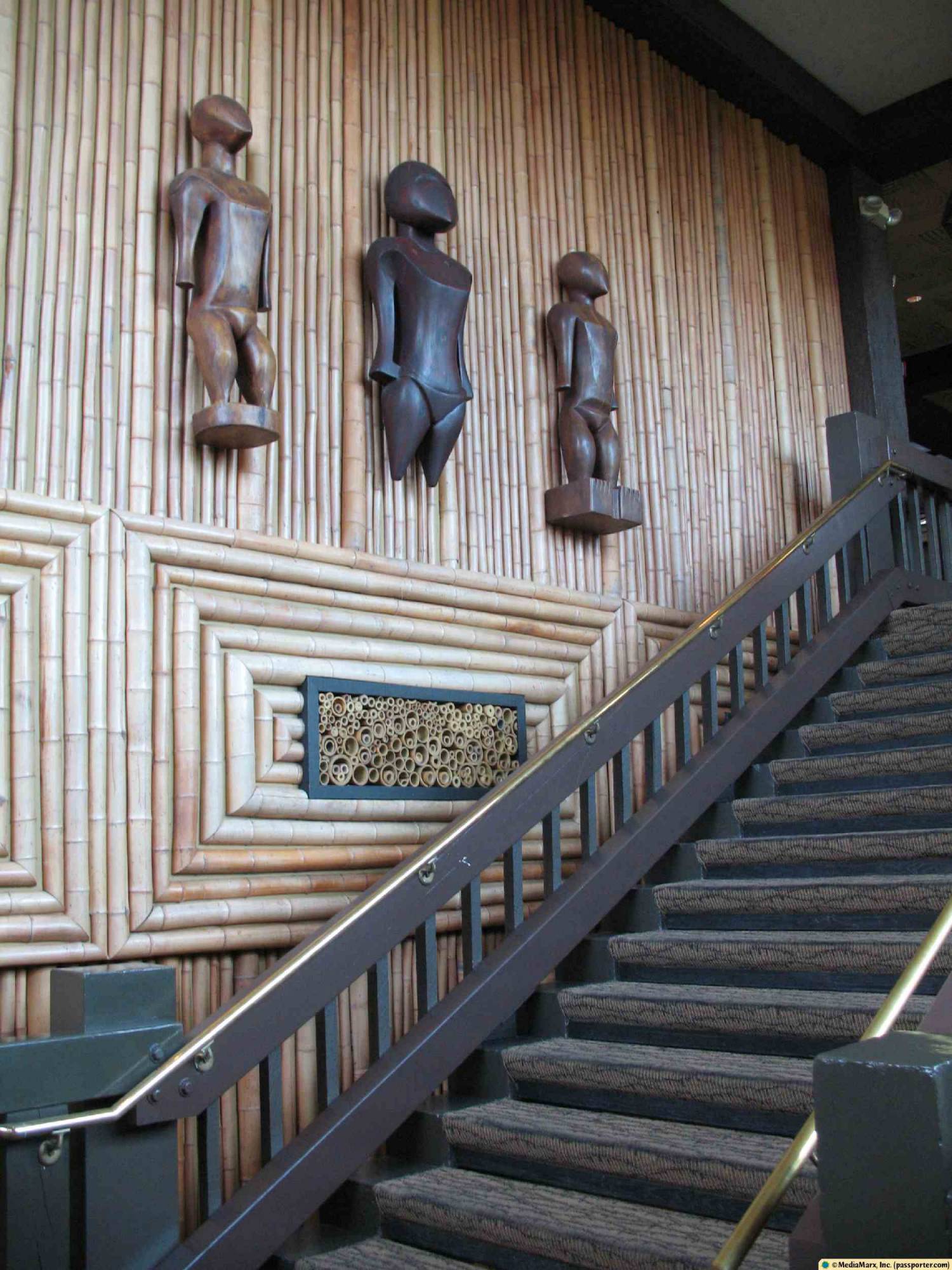 Polynesian - Stairway Up to Second Floor