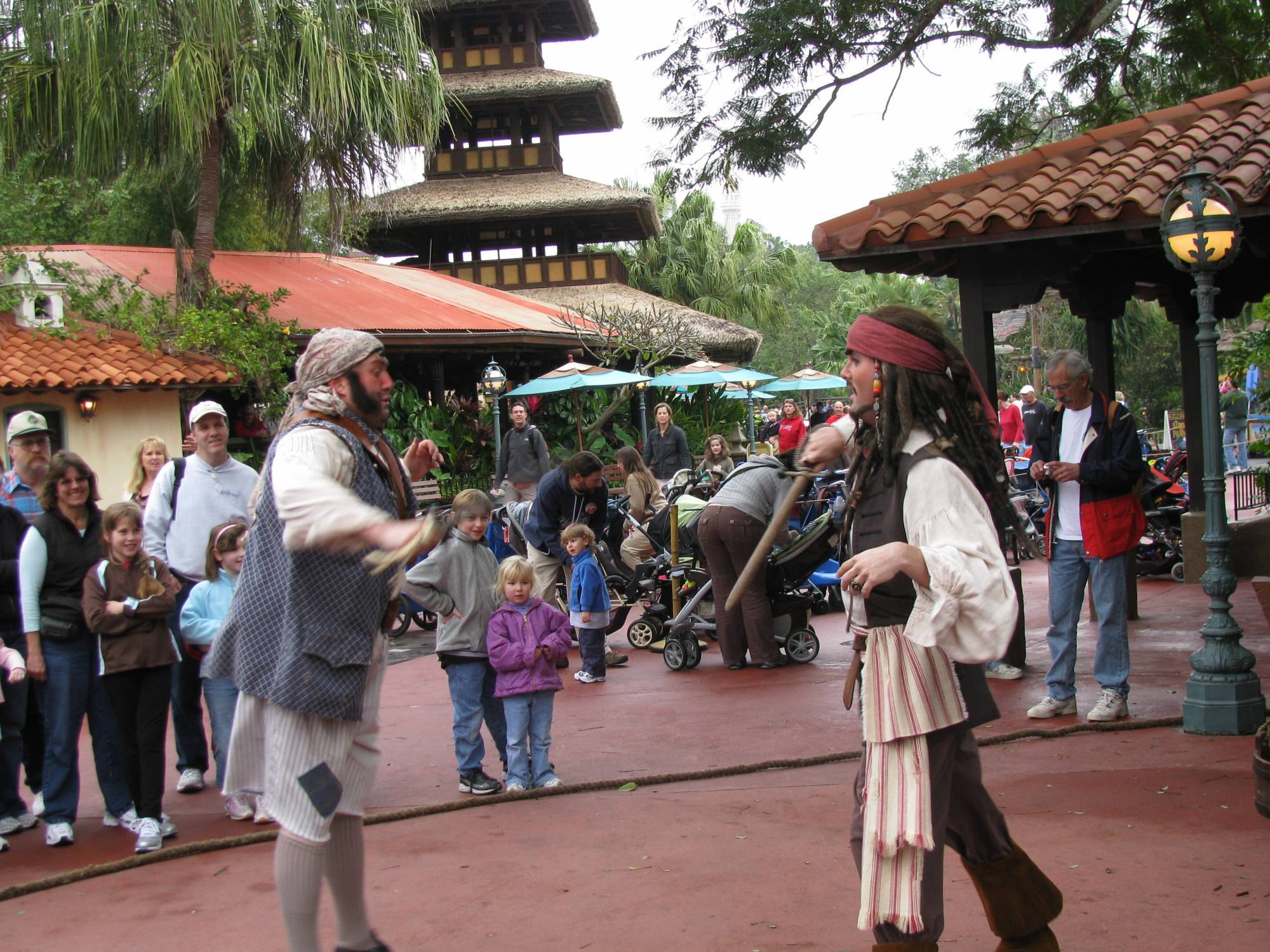 Pirate tutorial at Magic Kingdom