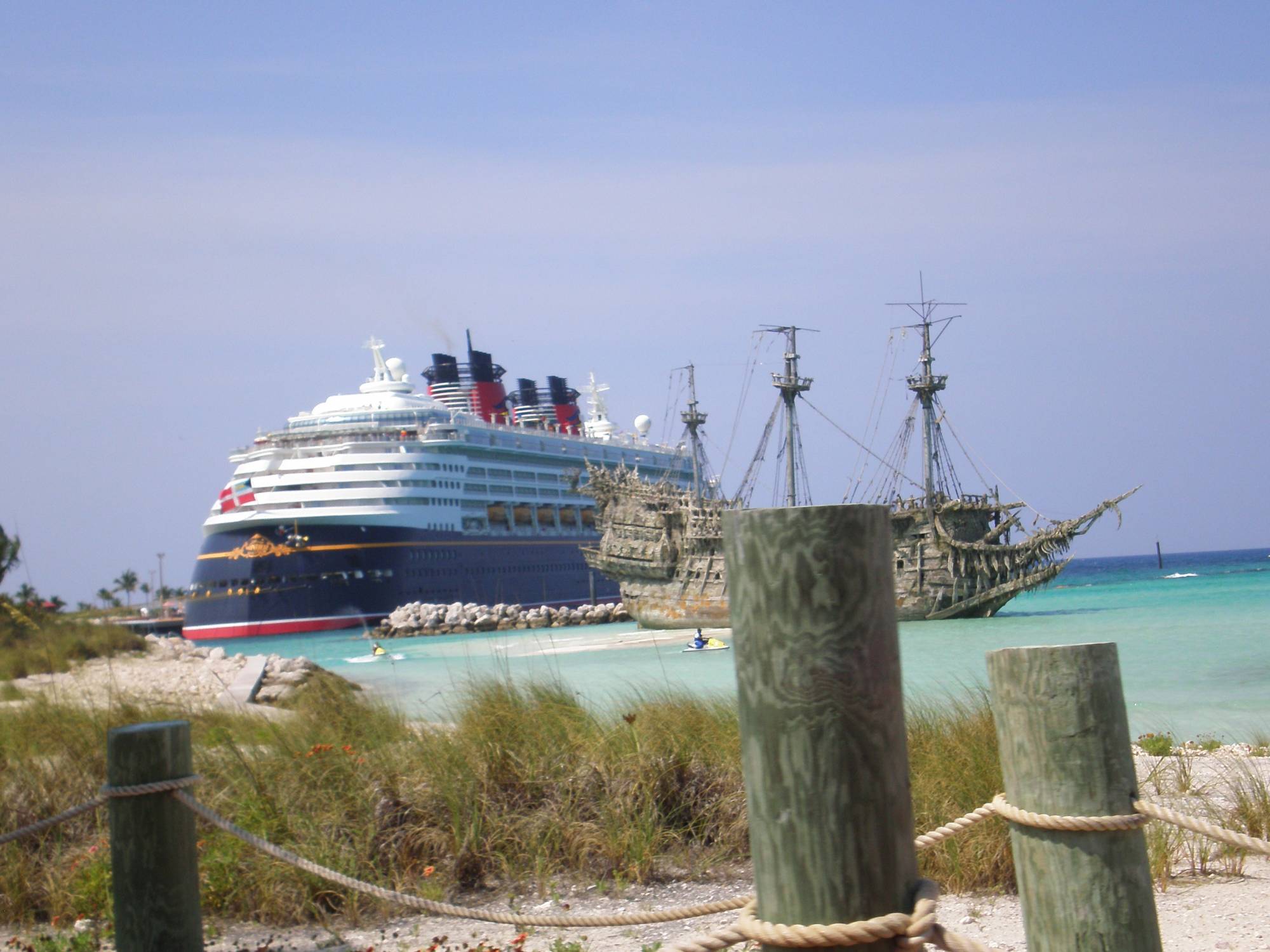 Castaway Cay Pirates of the Caribbean Ship and the Wonder