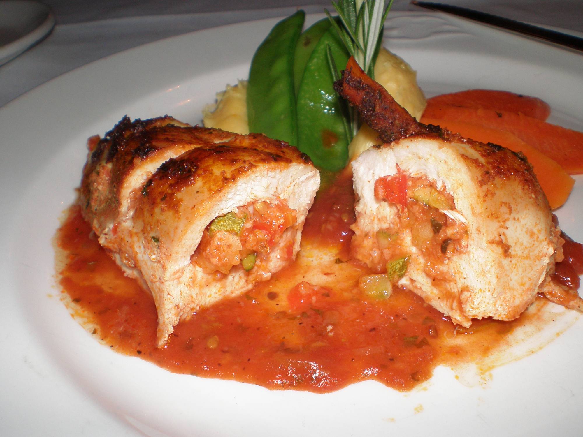 Animator’s Palate Stuffed Chicken