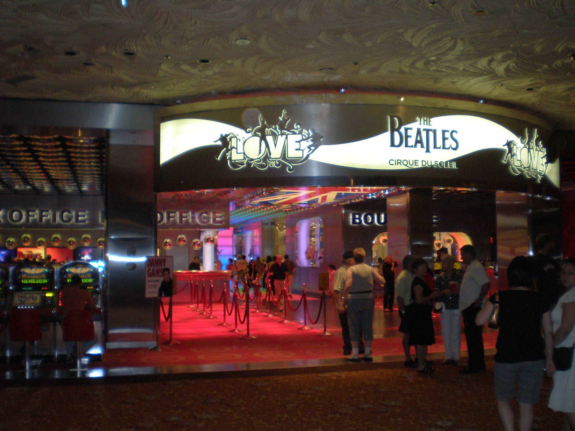 Las Vegas  - Mirage Hotel and Casino- Beatles Love Cirque du Soleil Entranc