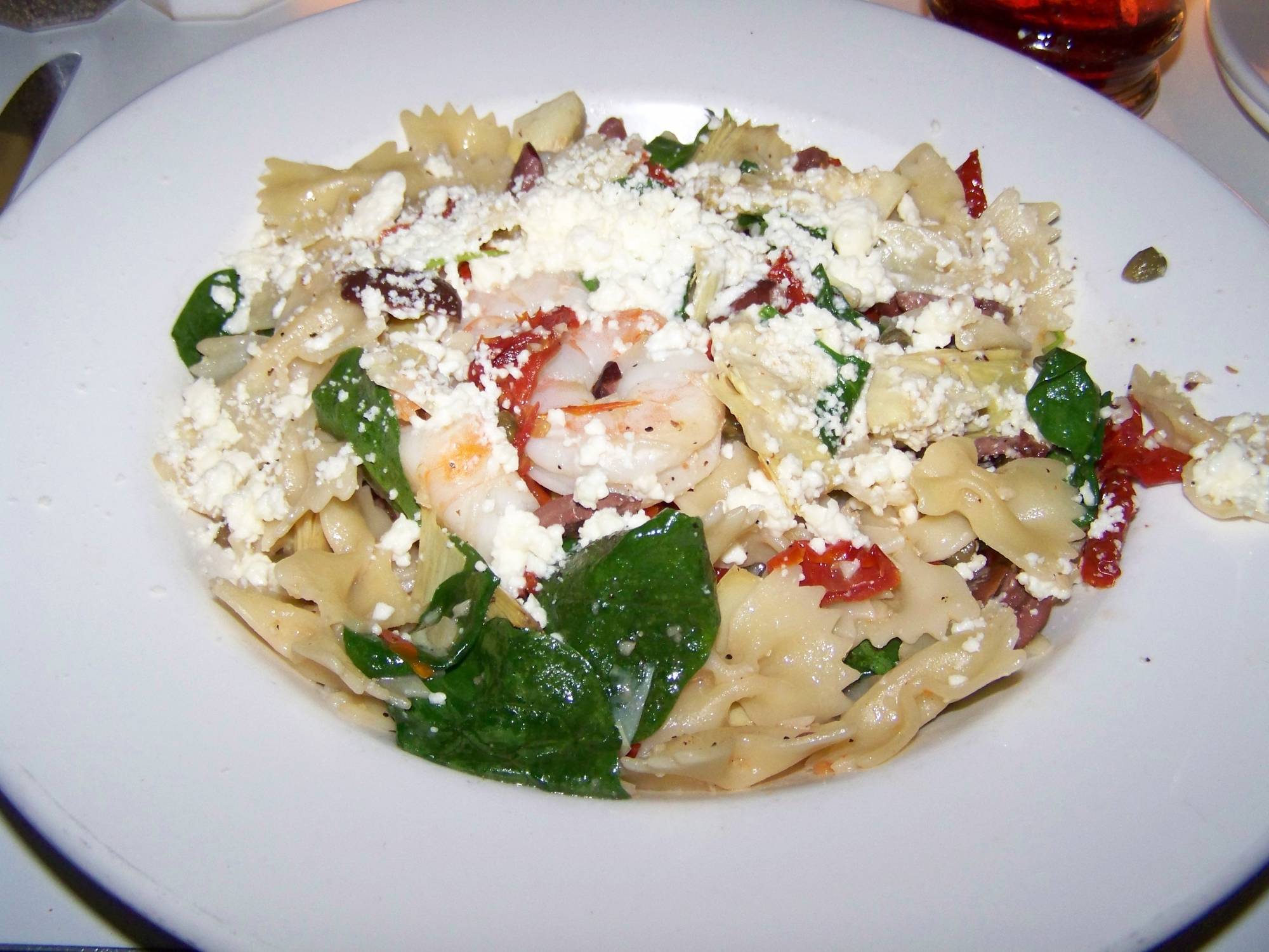 Sci-Fi Dine-In Theater Hollywood Studios-Shrimp Pasta