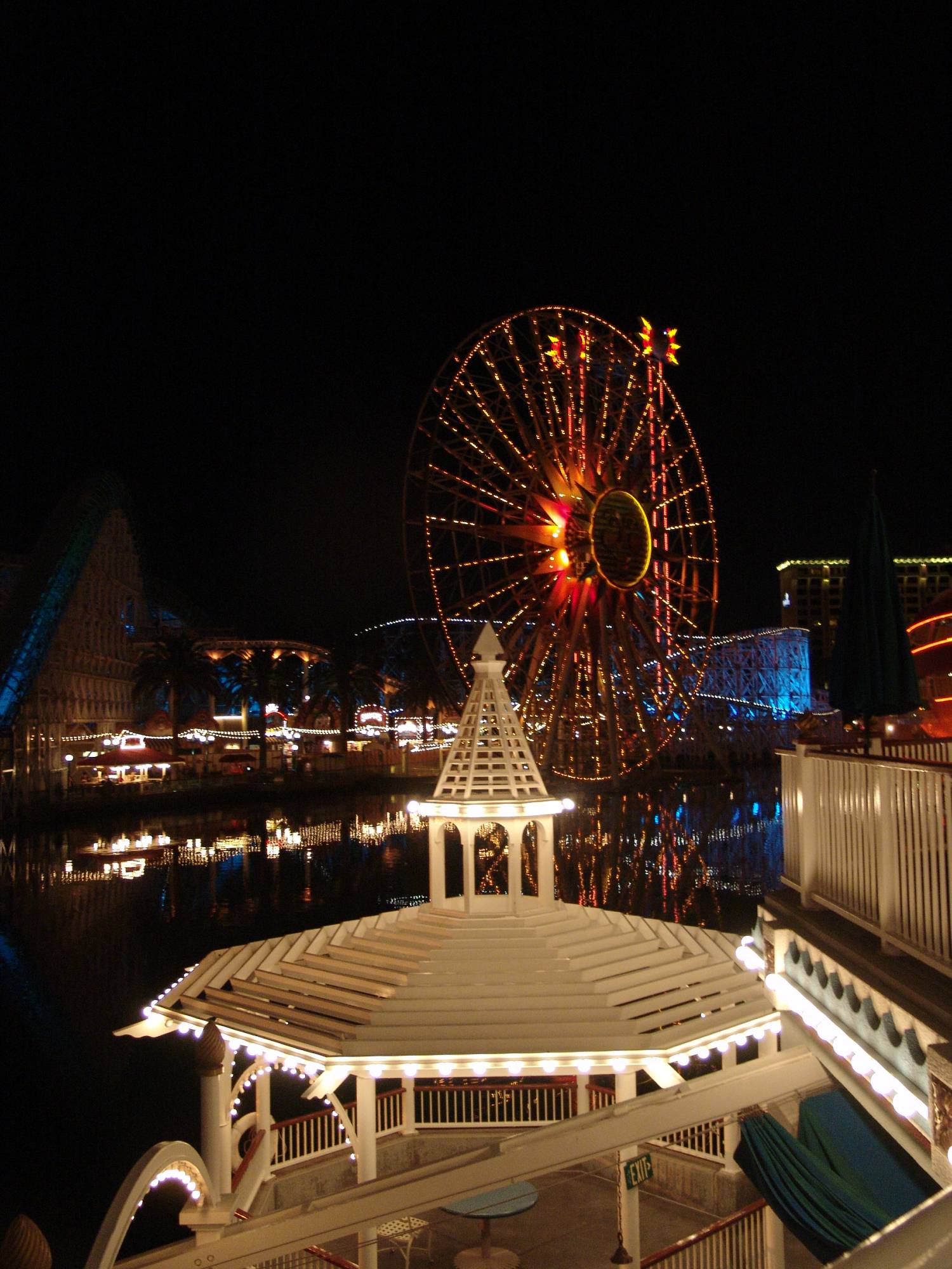 California Adventure - Paradise Pier at night