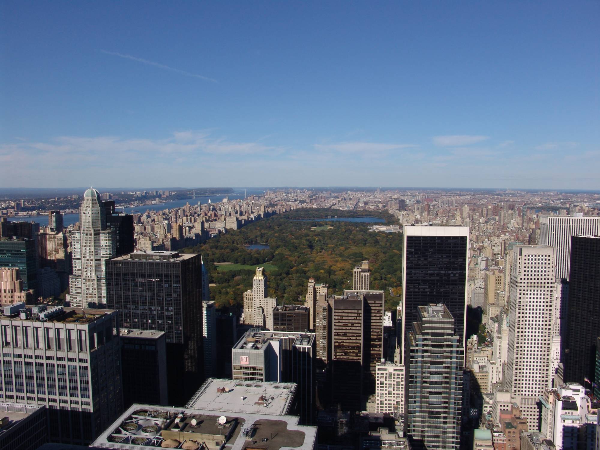 New York - view of Central Park from Top of the Rock