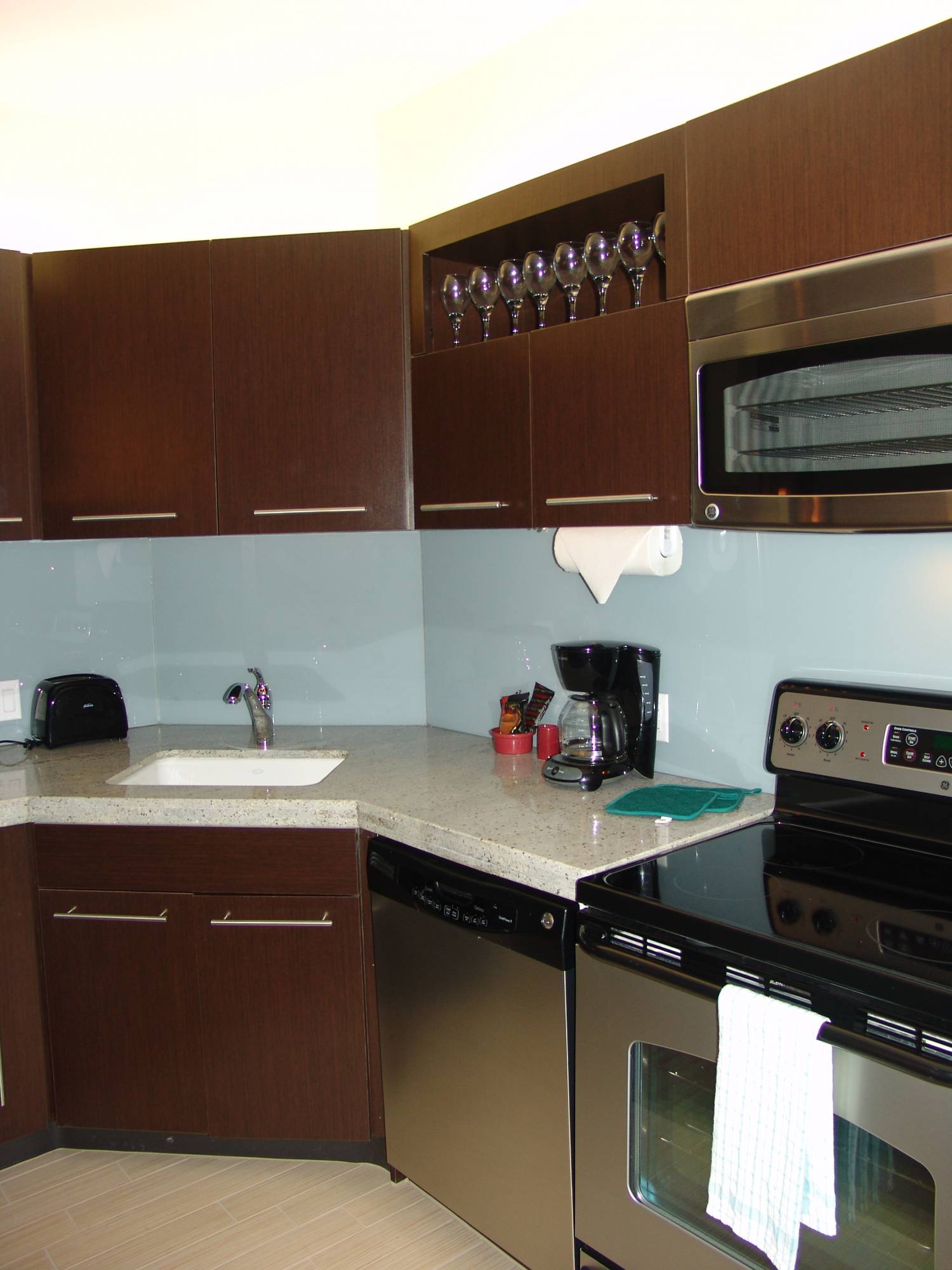 Bay Lake Tower - kitchen in model rooms