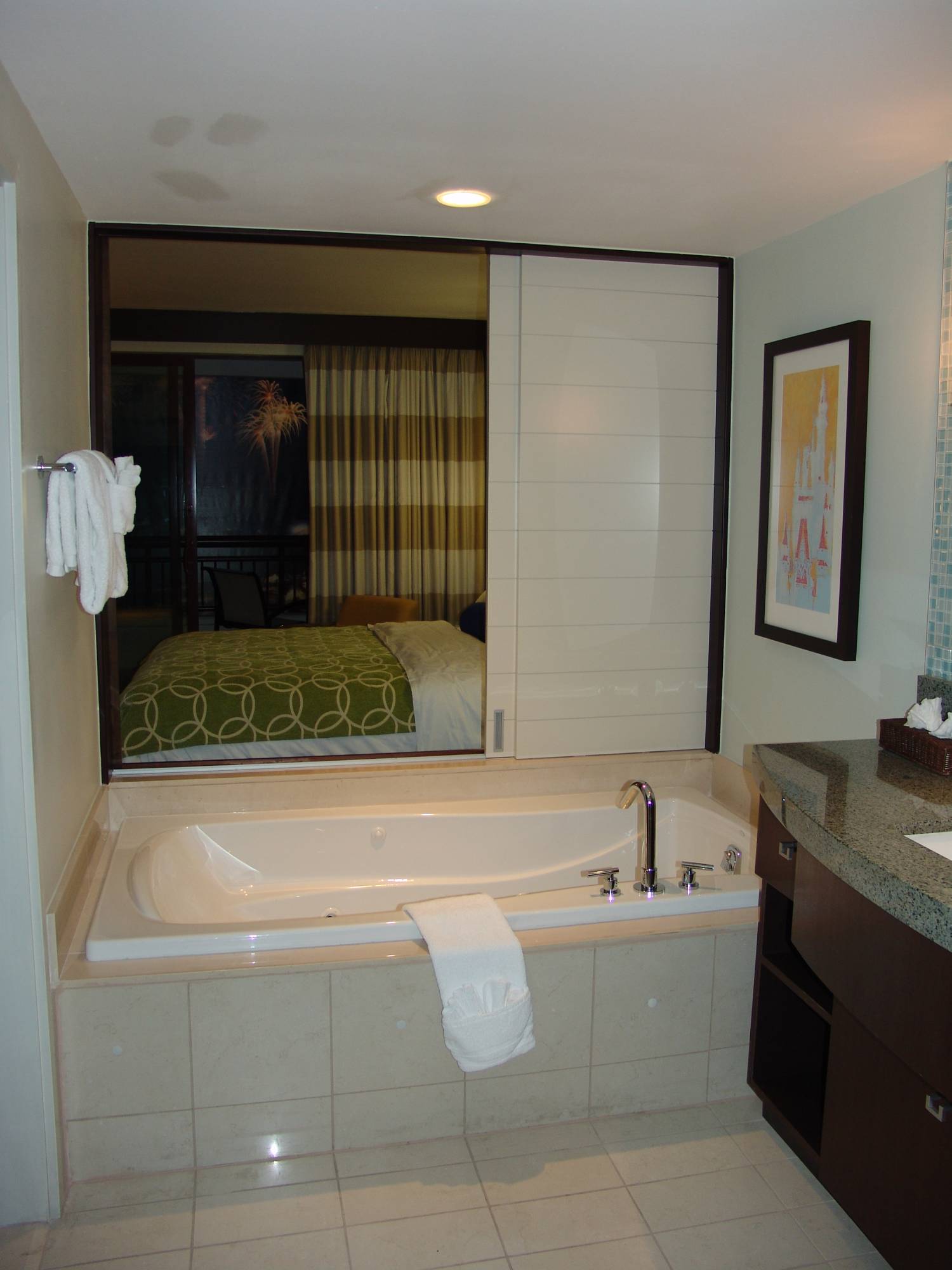 Bay Lake Tower - bathroom in model rooms