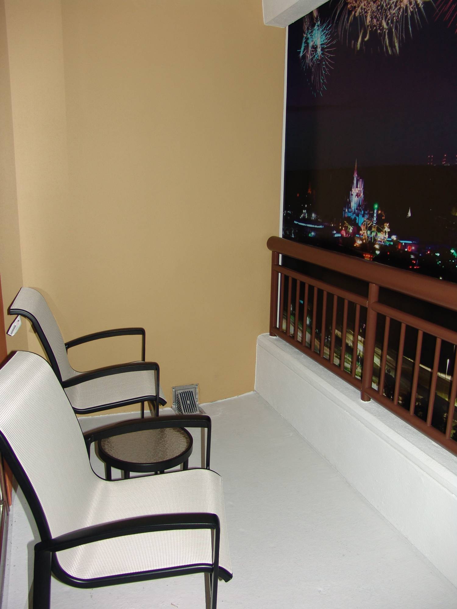 Bay Lake Tower - balcony in model rooms