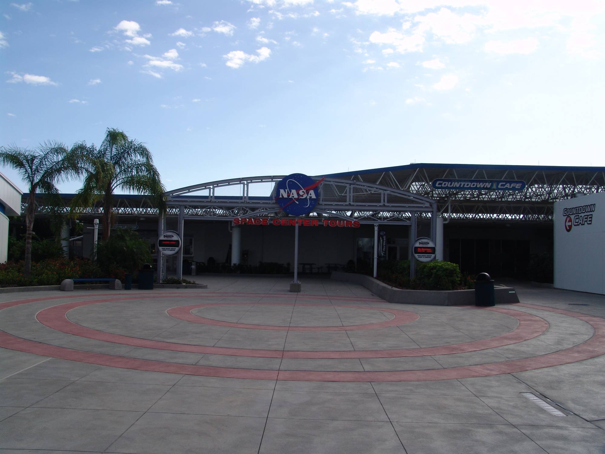Kennedy Space Center - tour departure area