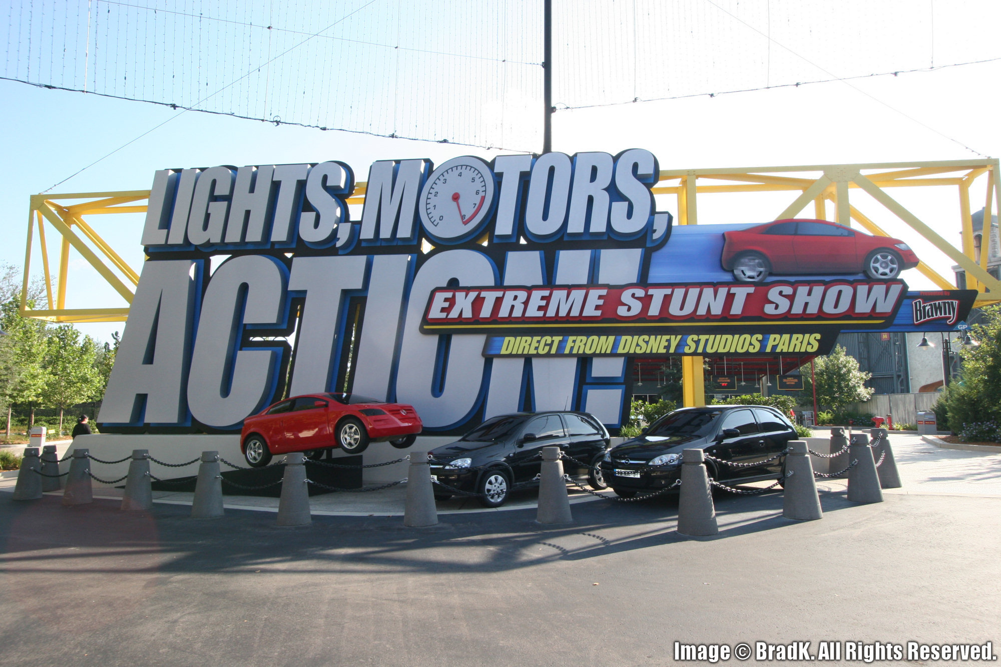 Disney Studios - Lights, Motor, Action Extreme Stunt Show Sign