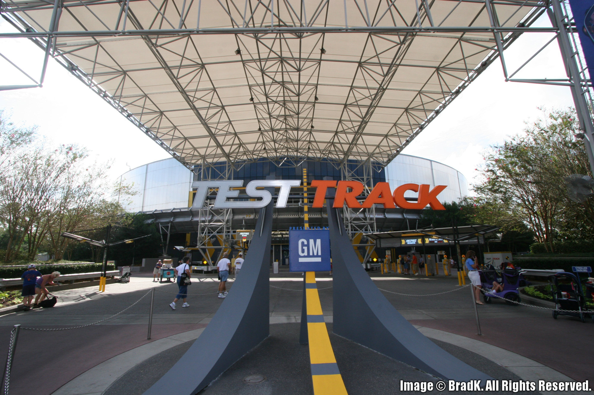 Epcot - Test Track Sign
