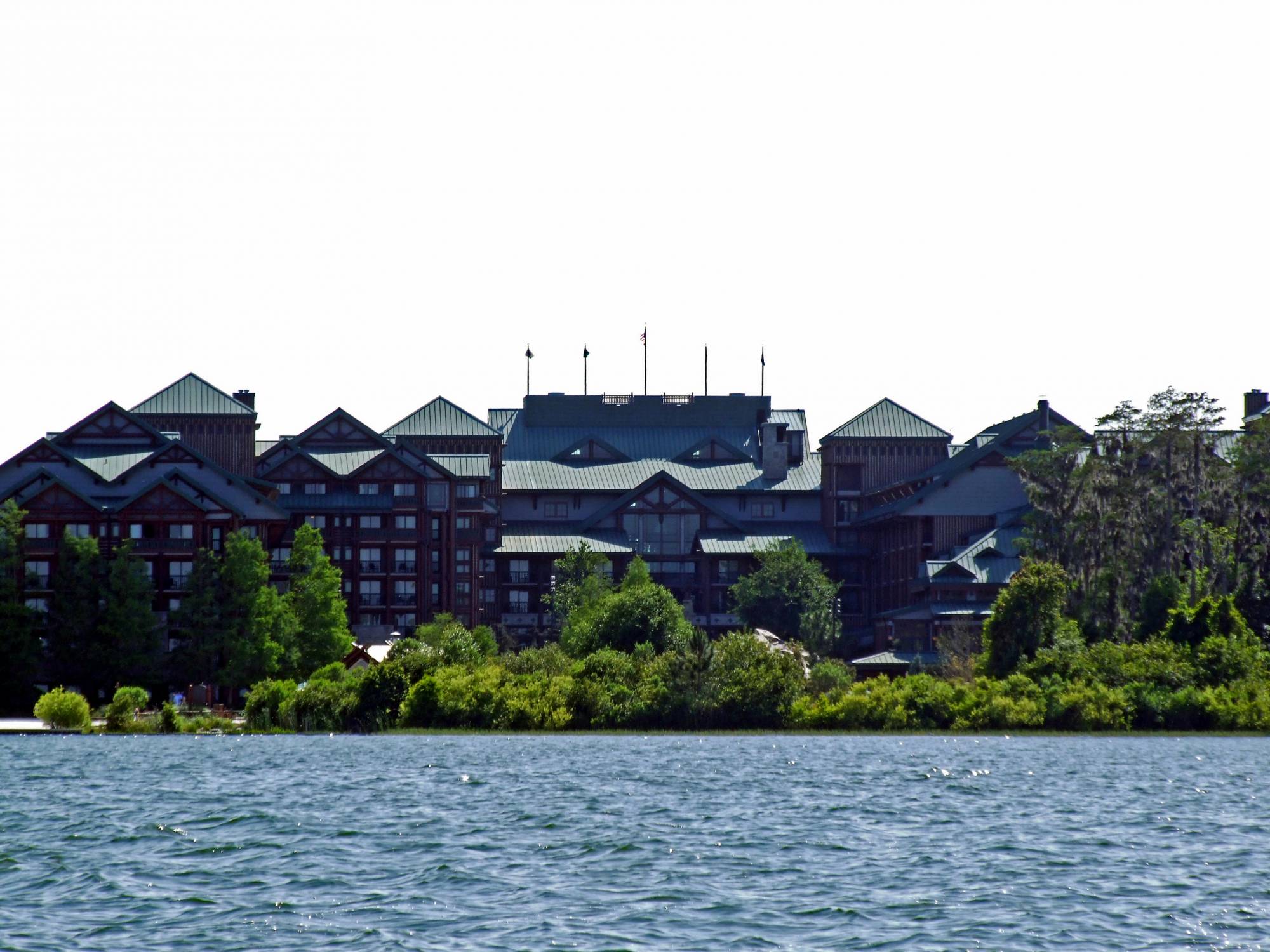 Wilderness Lodge - a view from the water