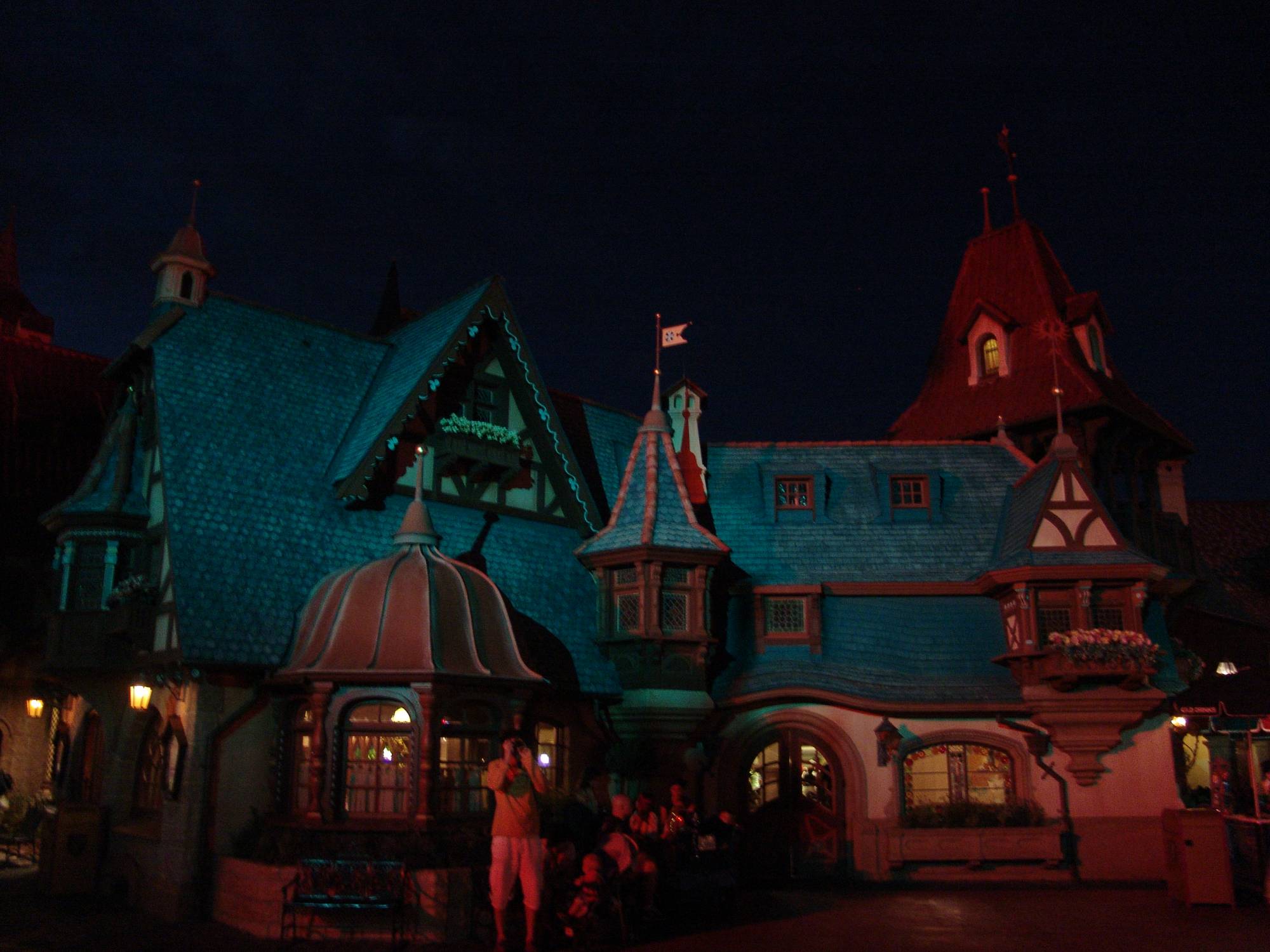 Magic Kingdom - Fantasyland at night
