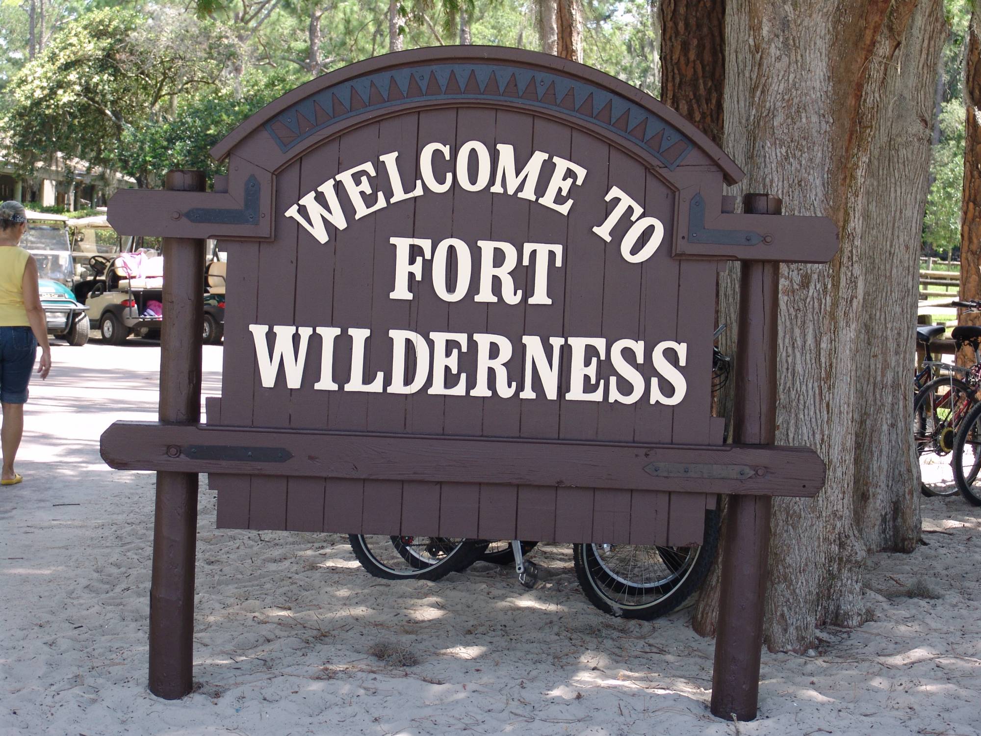 Fort Wilderness - welcome sign