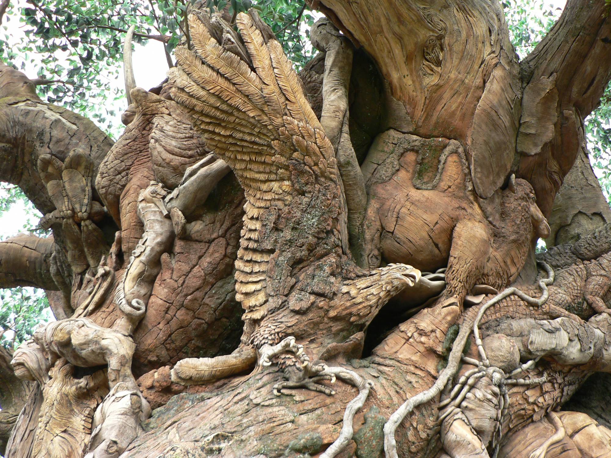 Tree of Life Animal Carvings