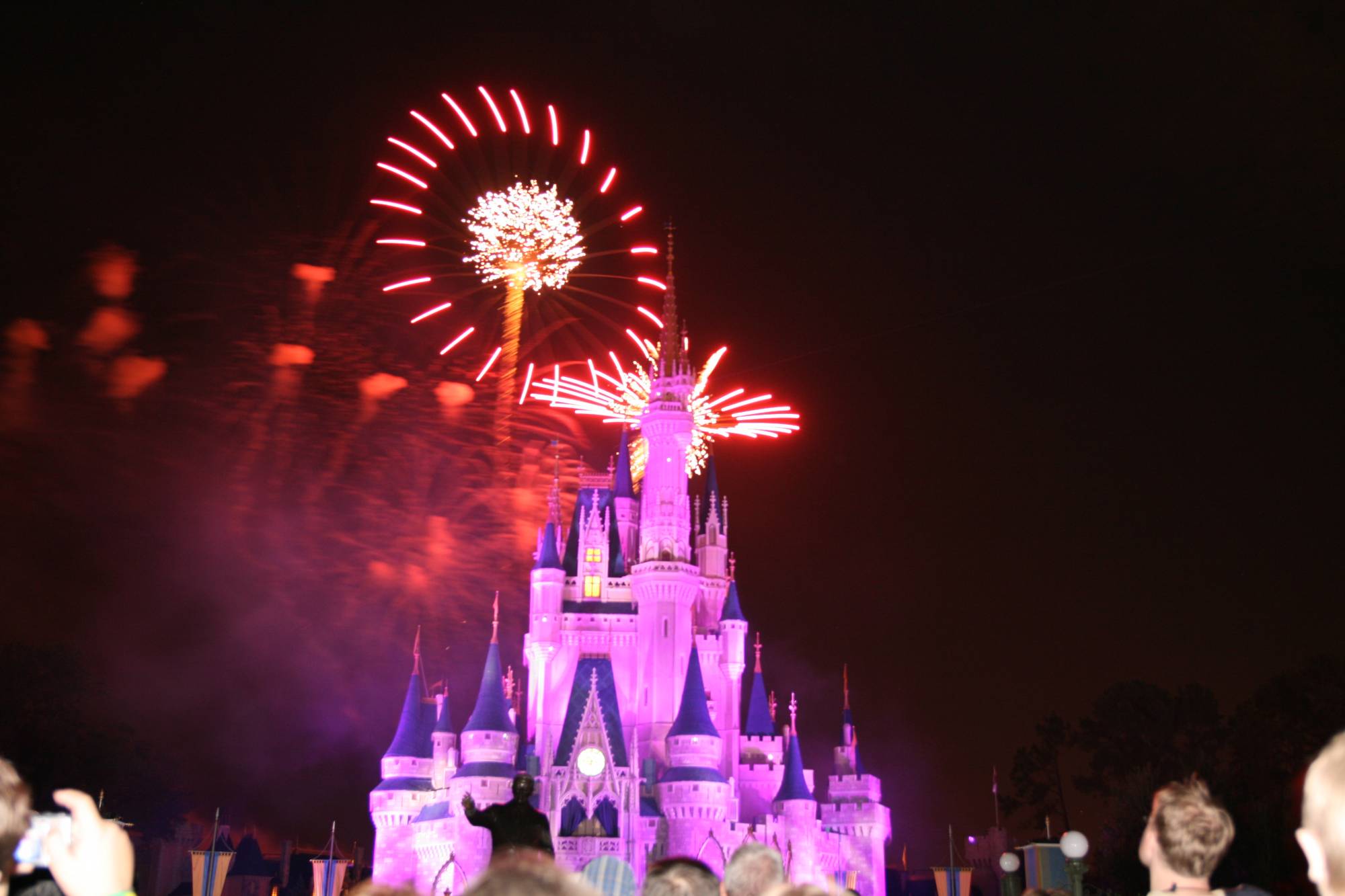 Wishes Fireworks over Cinderella's Castle