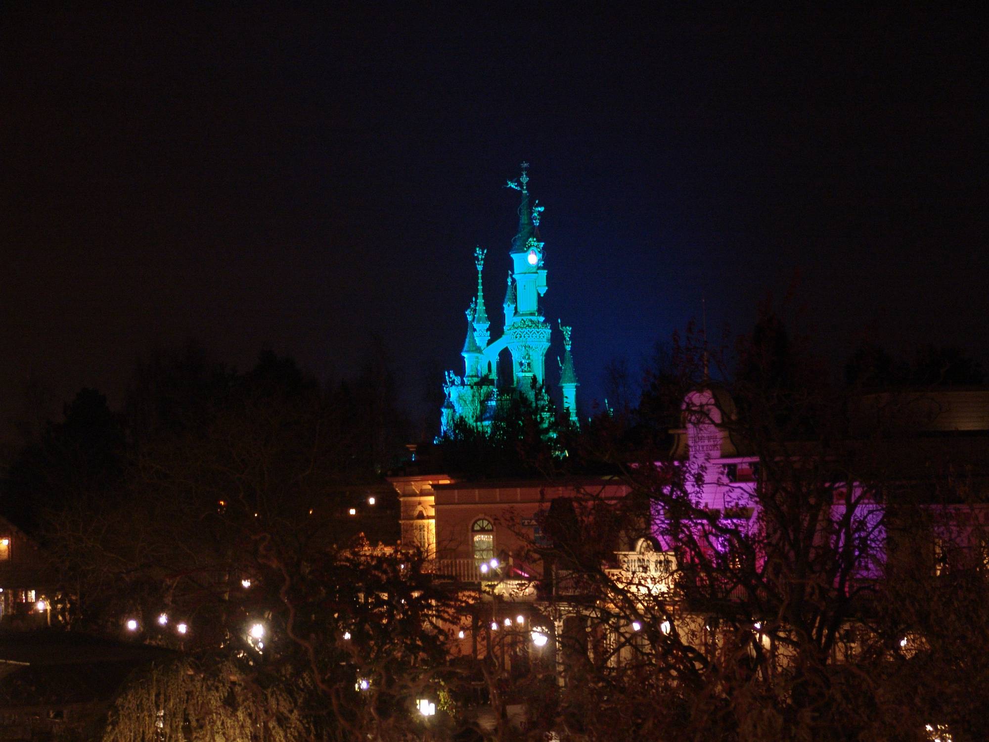 Disneyland Paris - Sleeping Beauty Castle at night