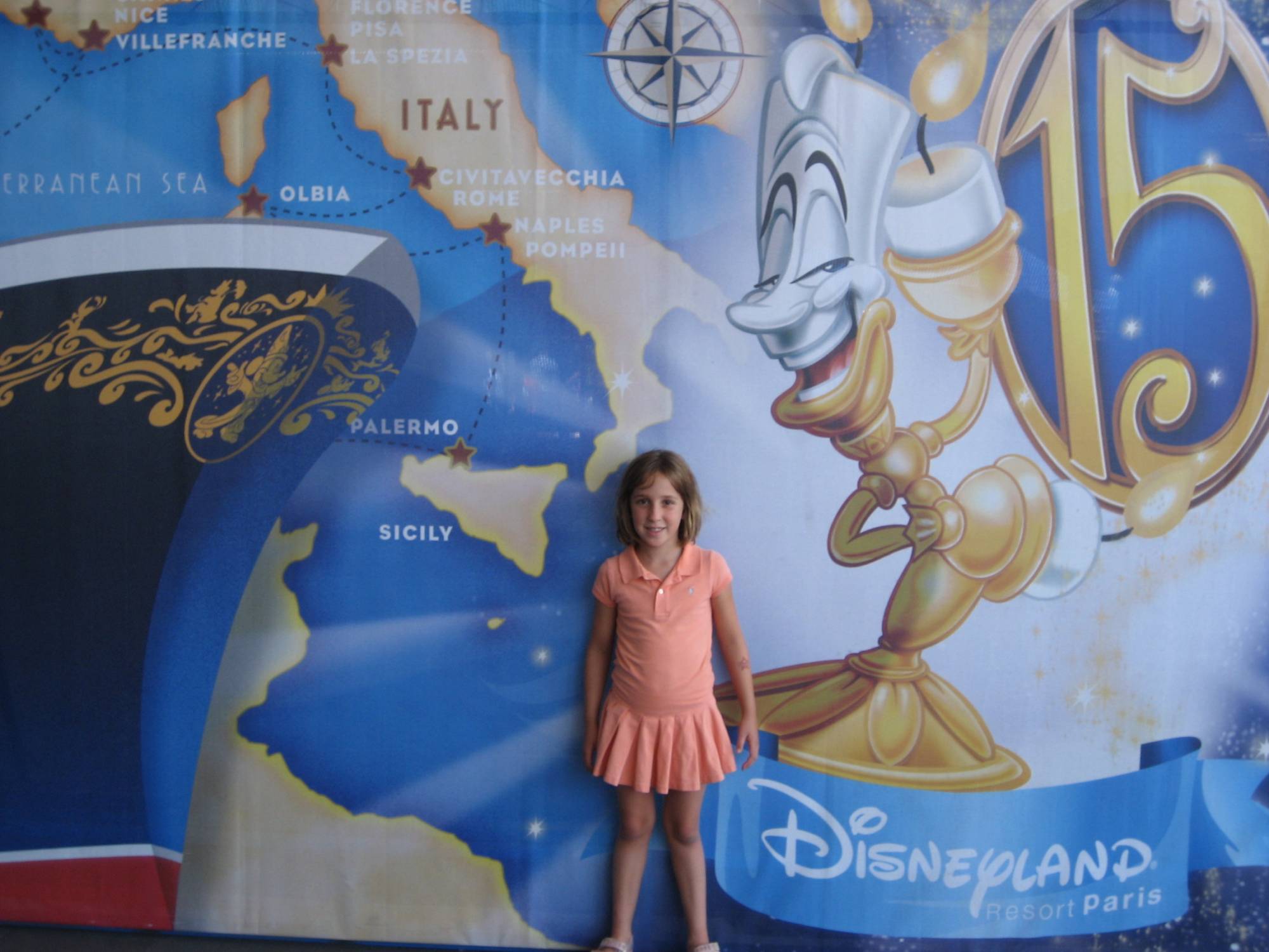 Disney Magic Mediterranean Cruise: Map of Ports of Call