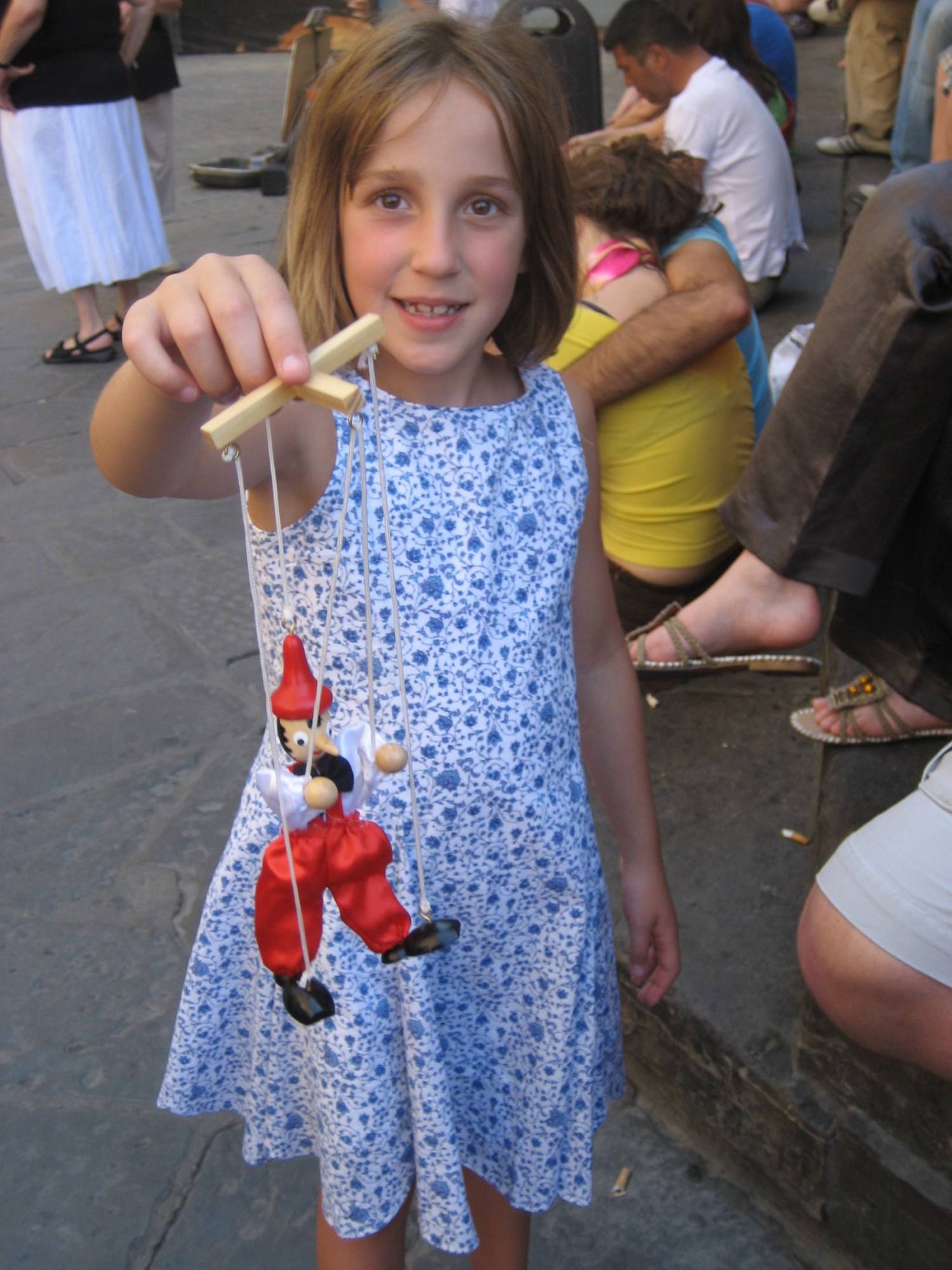 Pinocchio puppet in Florence, Italy