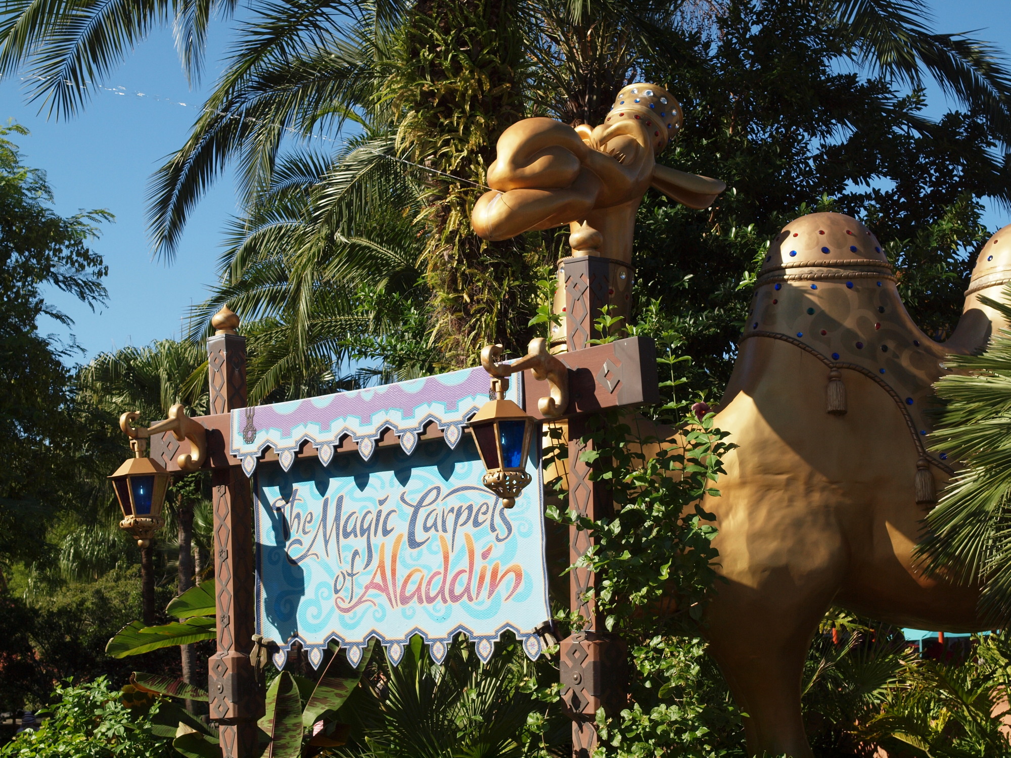Adventureland - Magic Carpets of Aladdin Spitting Camel
