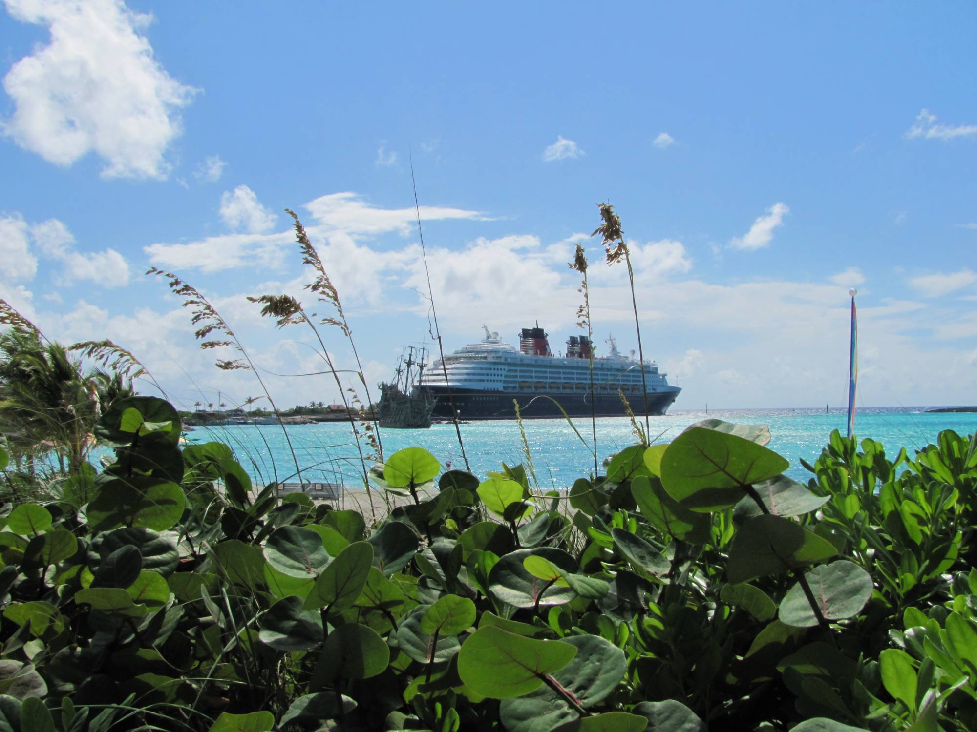 Disney Wonder at Castaway Cay