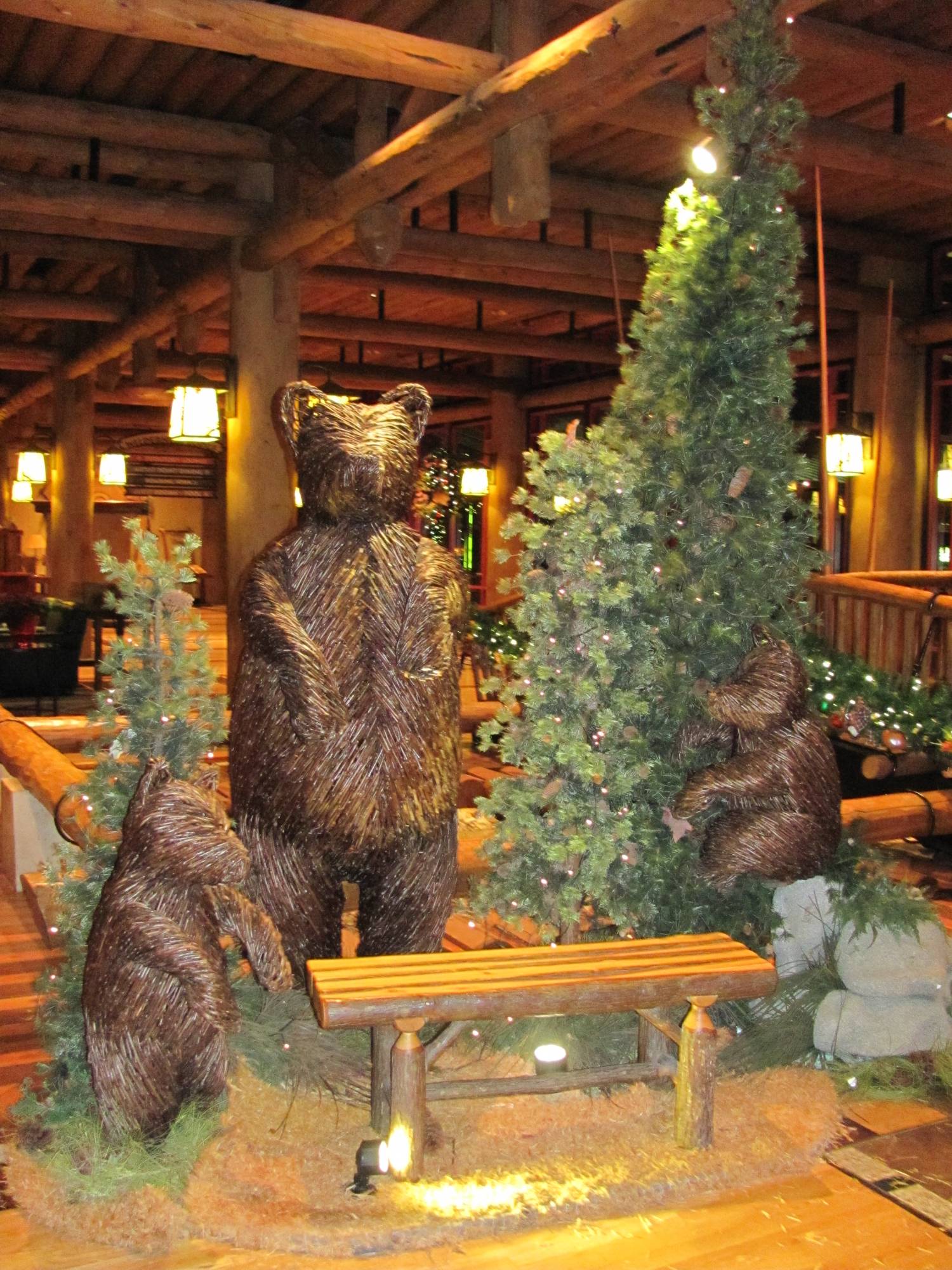 Wilderness Lodge Christmas Decorations