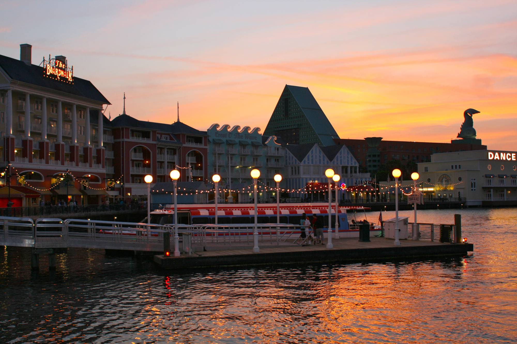 The Boardwalk at Sunset