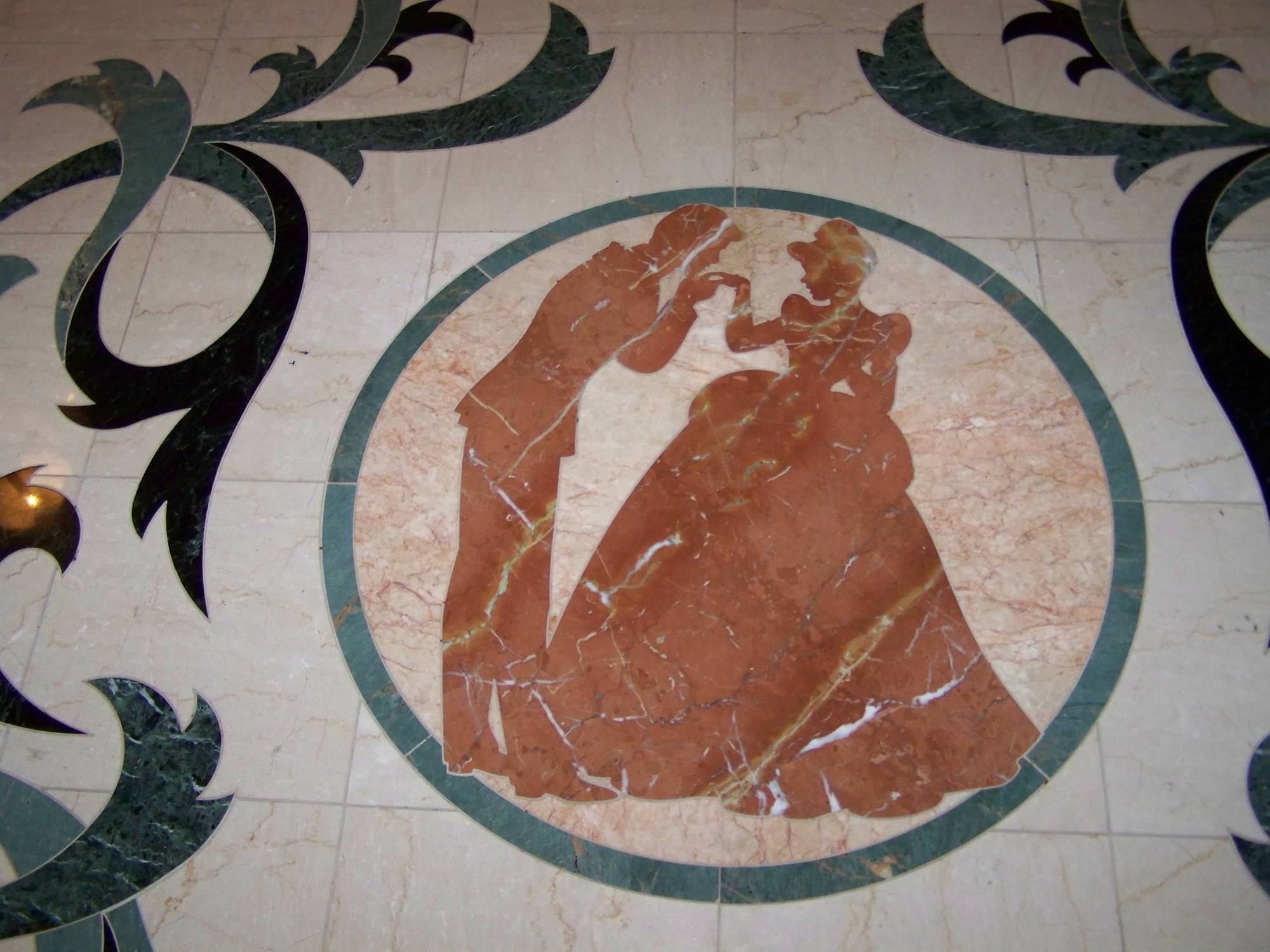 Grand Floridian Floor Lobby Prince Charming and Cinderella