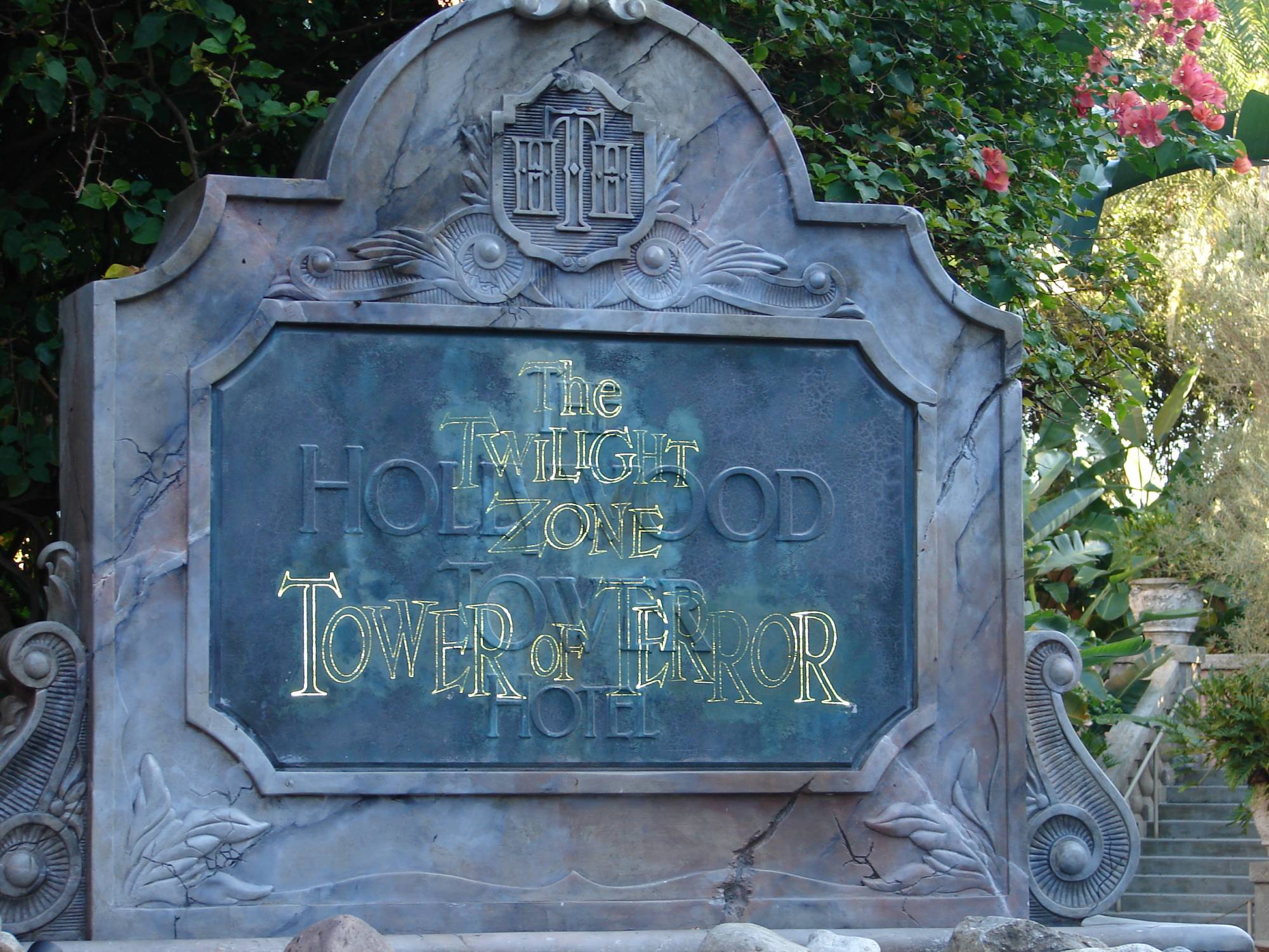 Tower of Terror sign